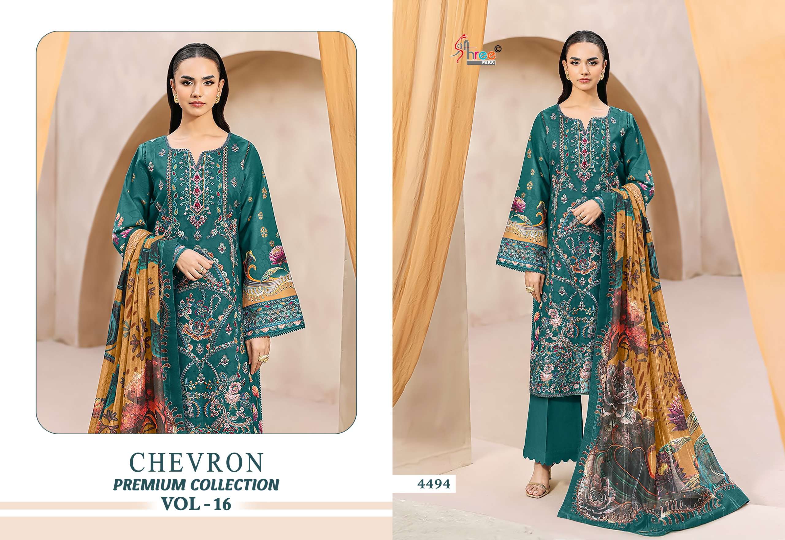 CHEVRON PREMIUM COLLECTION VOL - 16 BY SHREE FABS - 04