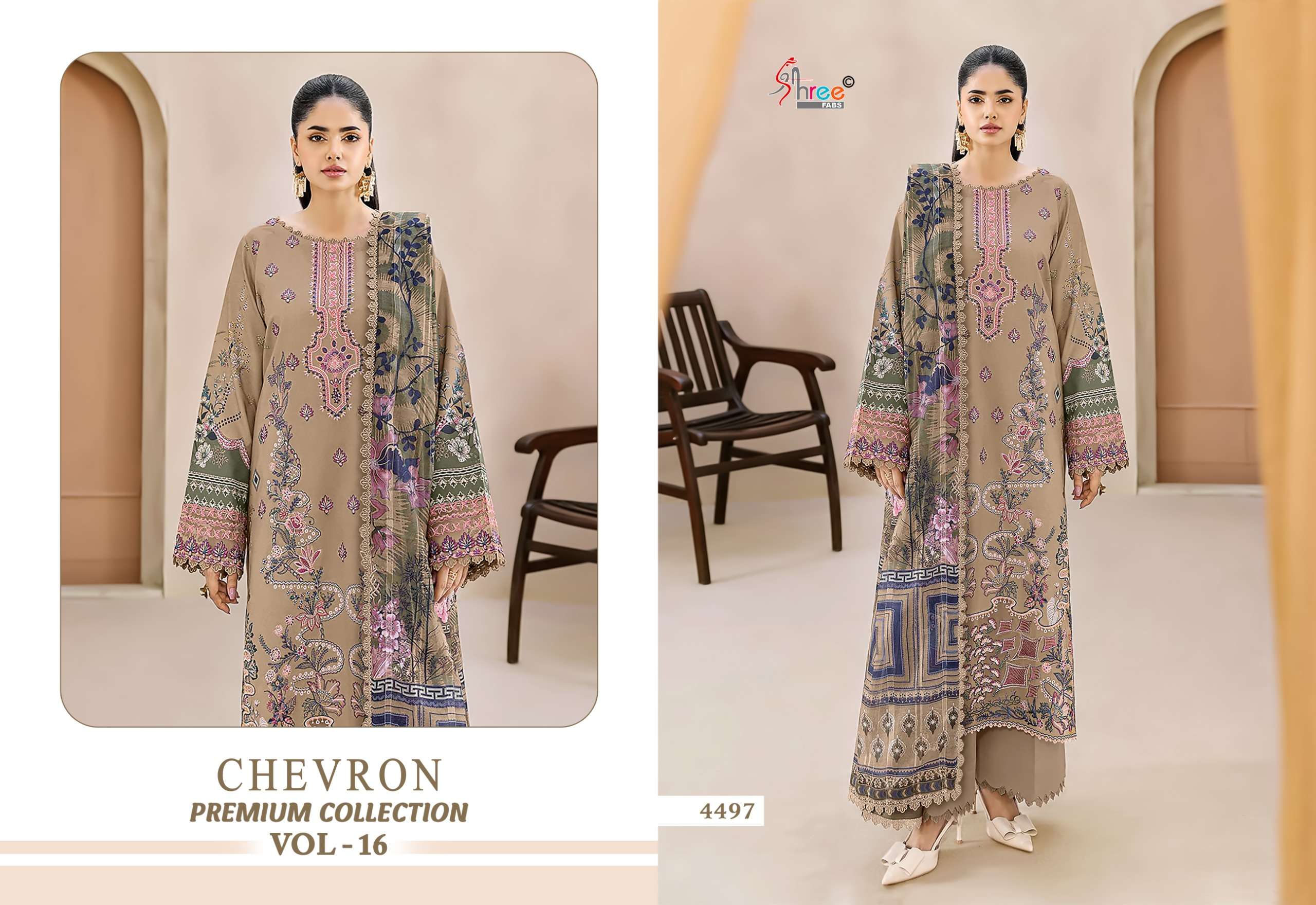 CHEVRON PREMIUM COLLECTION VOL - 16 BY SHREE FABS - 07
