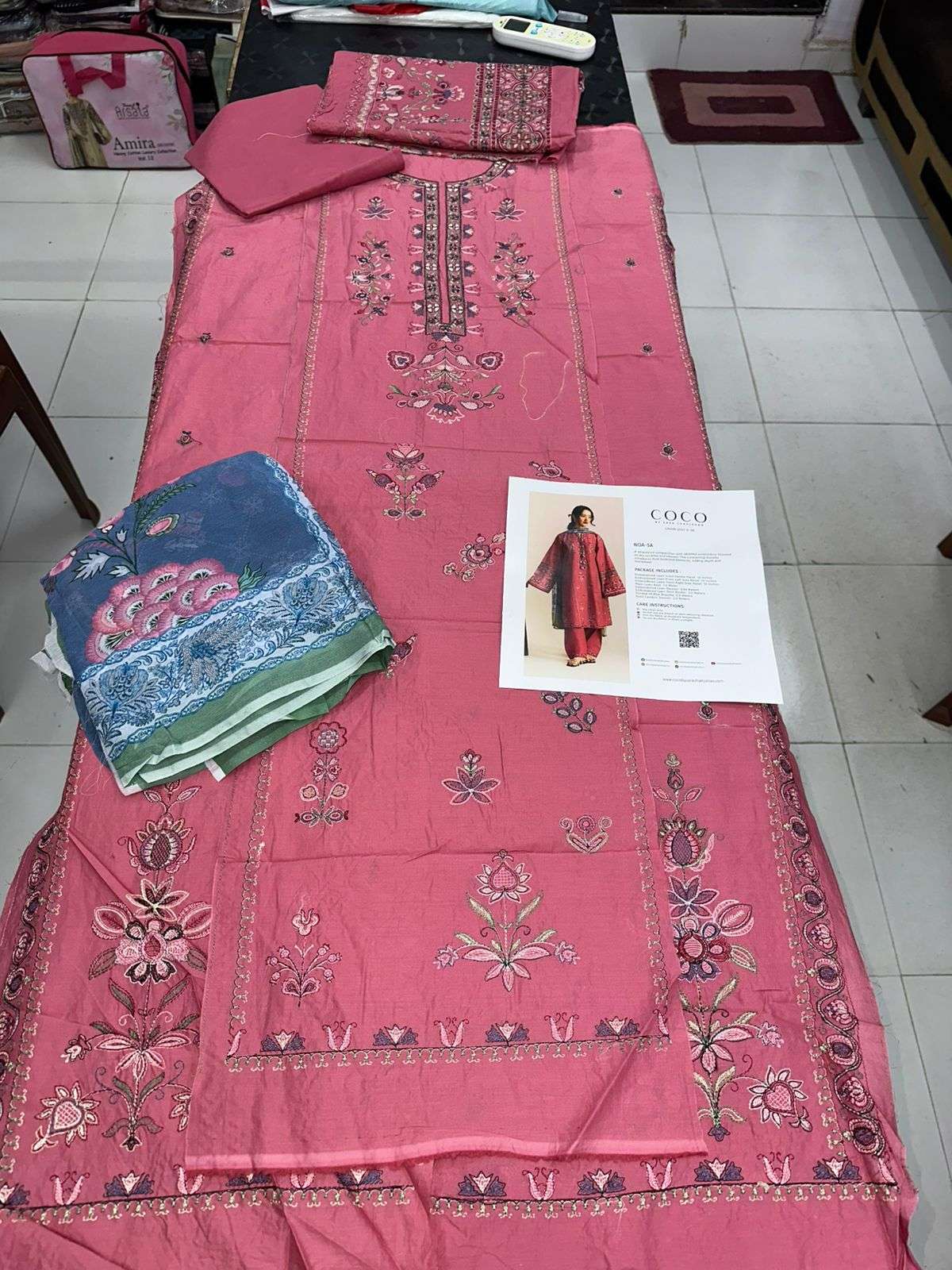 COCO VOL - 02 LUXURY DIGITAL PRINTED & EMBROIDERED LAWN BY ZARA SHAHJAHAN - 13