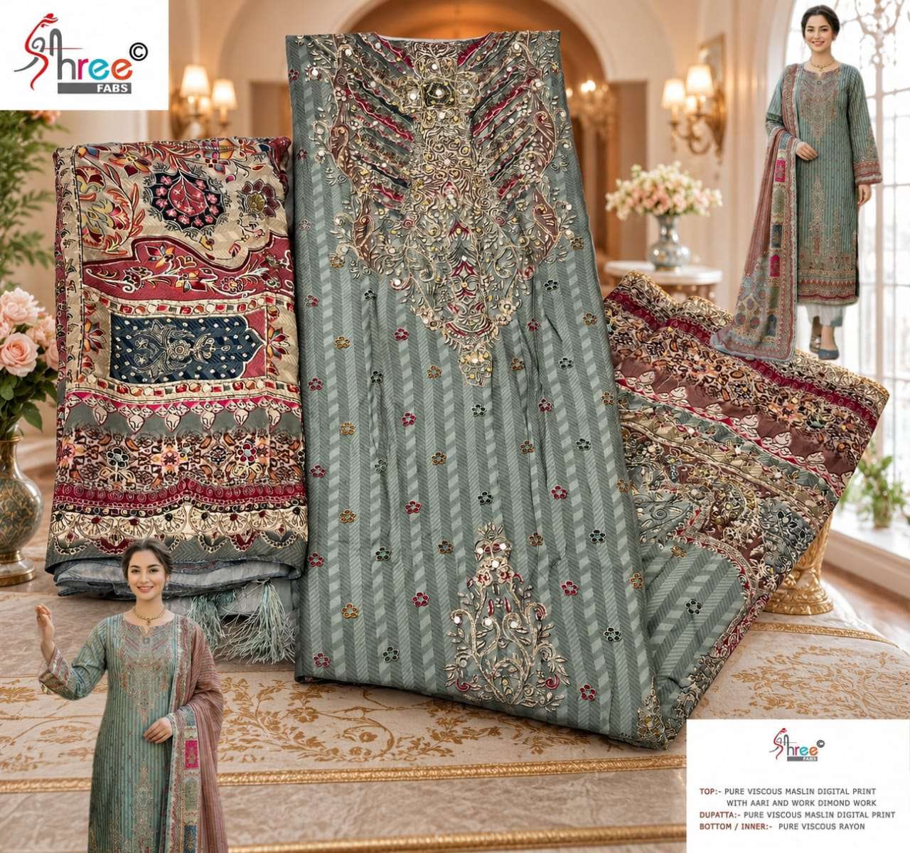 DESIGN NO. KT - 346 BY SHREE FABS - 05