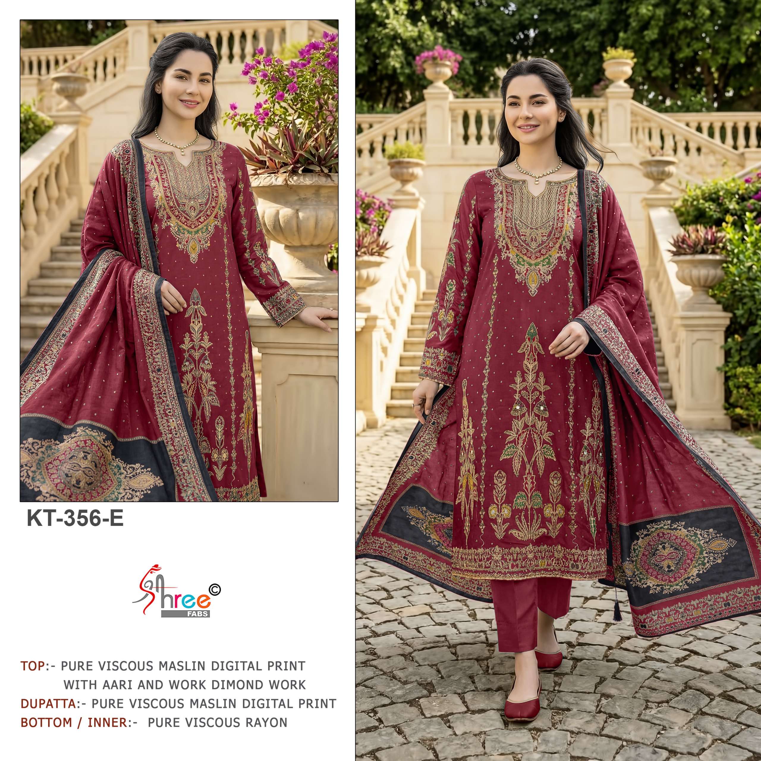DESIGN NO. KT - 356 BY SHREE FABS - 02
