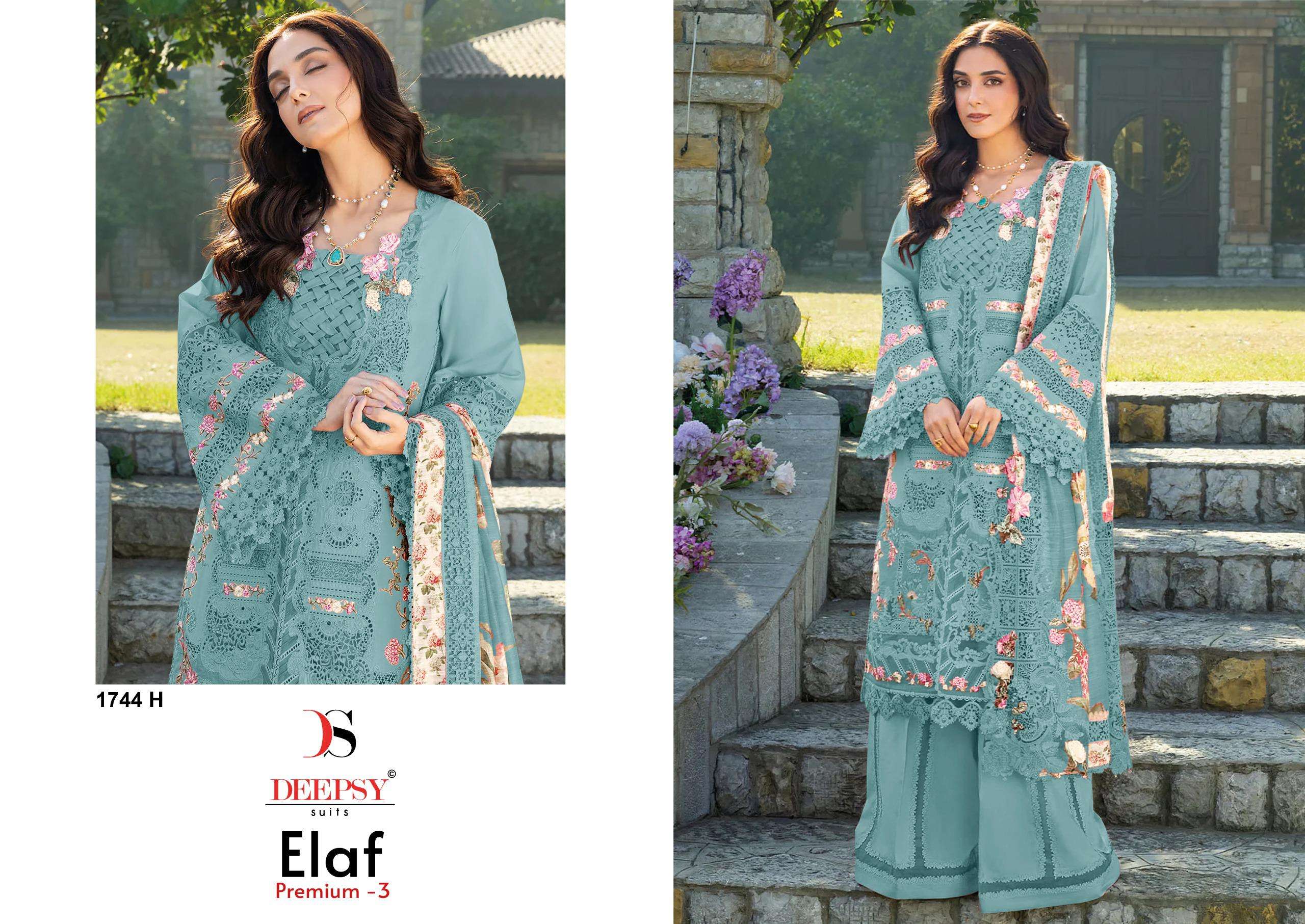 ELAF PREMIUM - 03 LUXURY LAWN D NO. 1744 BY DEEPSY SUITS - 04