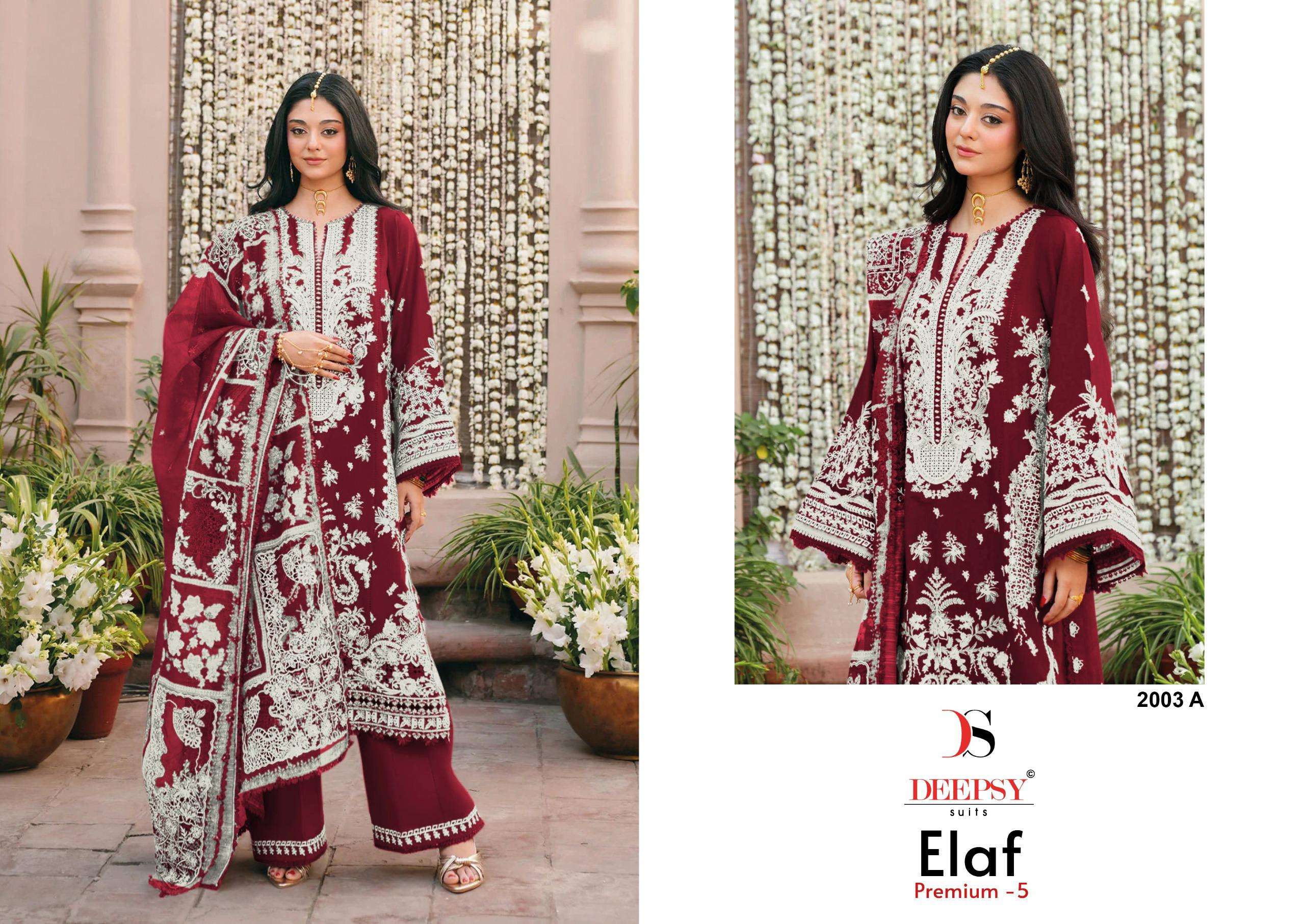 ELAF PREMIUM - 03 LUXURY LAWN D NO. 2003 BY DEEPSY SUITS - 01