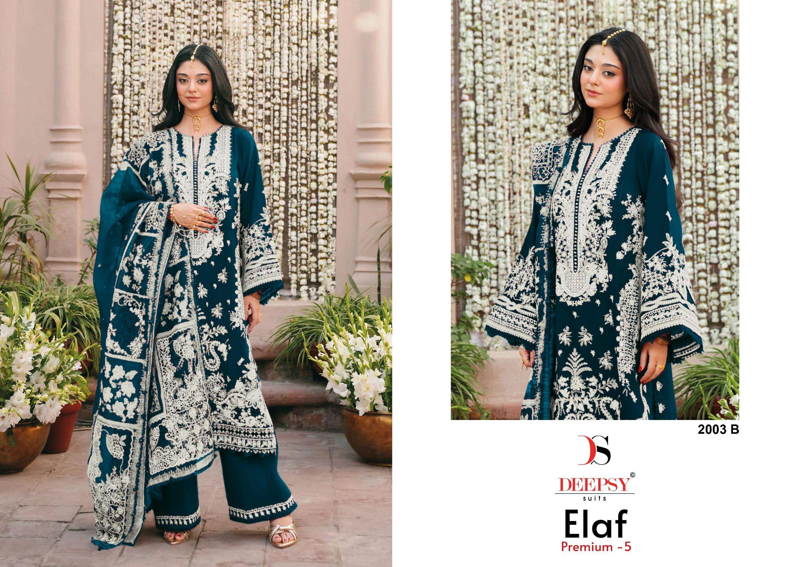 ELAF PREMIUM - 03 LUXURY LAWN D NO. 2003 BY DEEPSY SUITS - 02