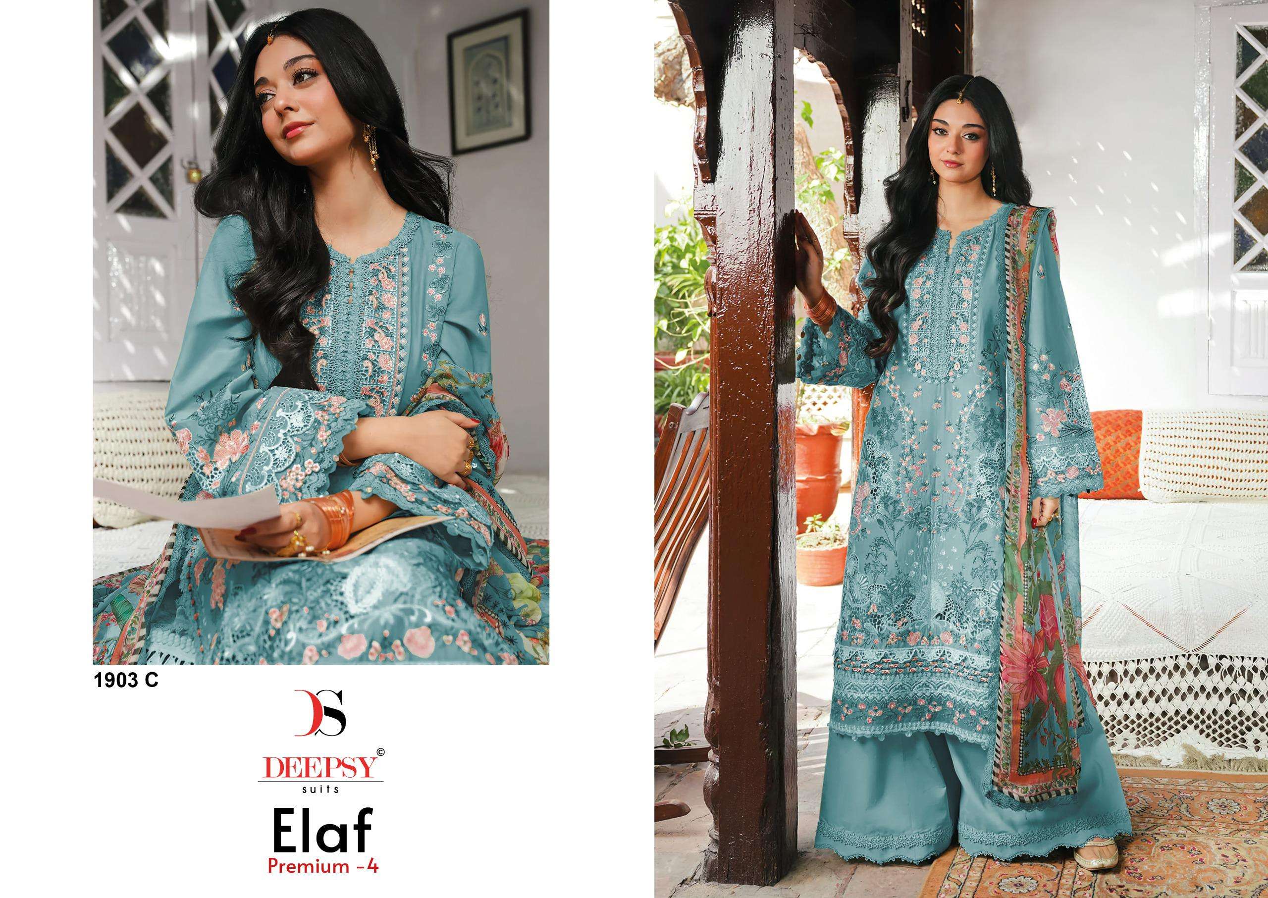 ELAF PREMIUM - 04 LUXURY LAWN D NO. 1903 BY DEEPSY SUITS - 03
