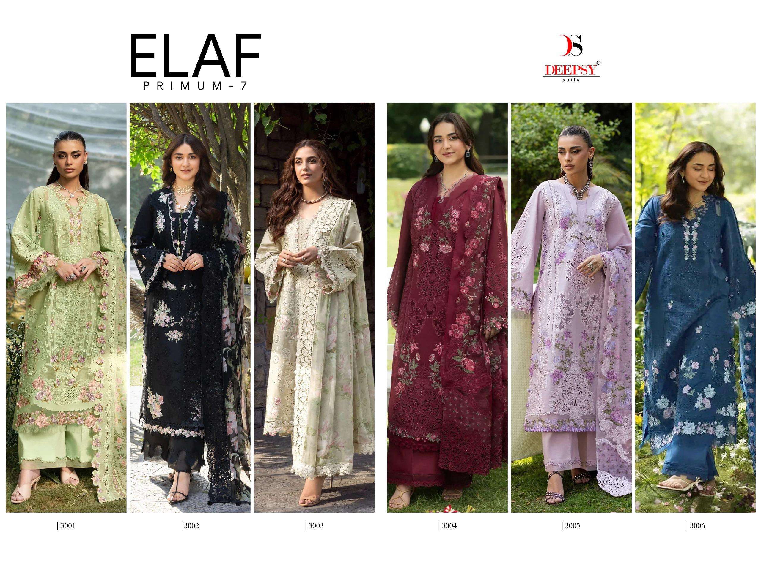 ELAF PREMIUM - 07 LUXURY LAWN BY DEEPSY SUITS - 01 - 06