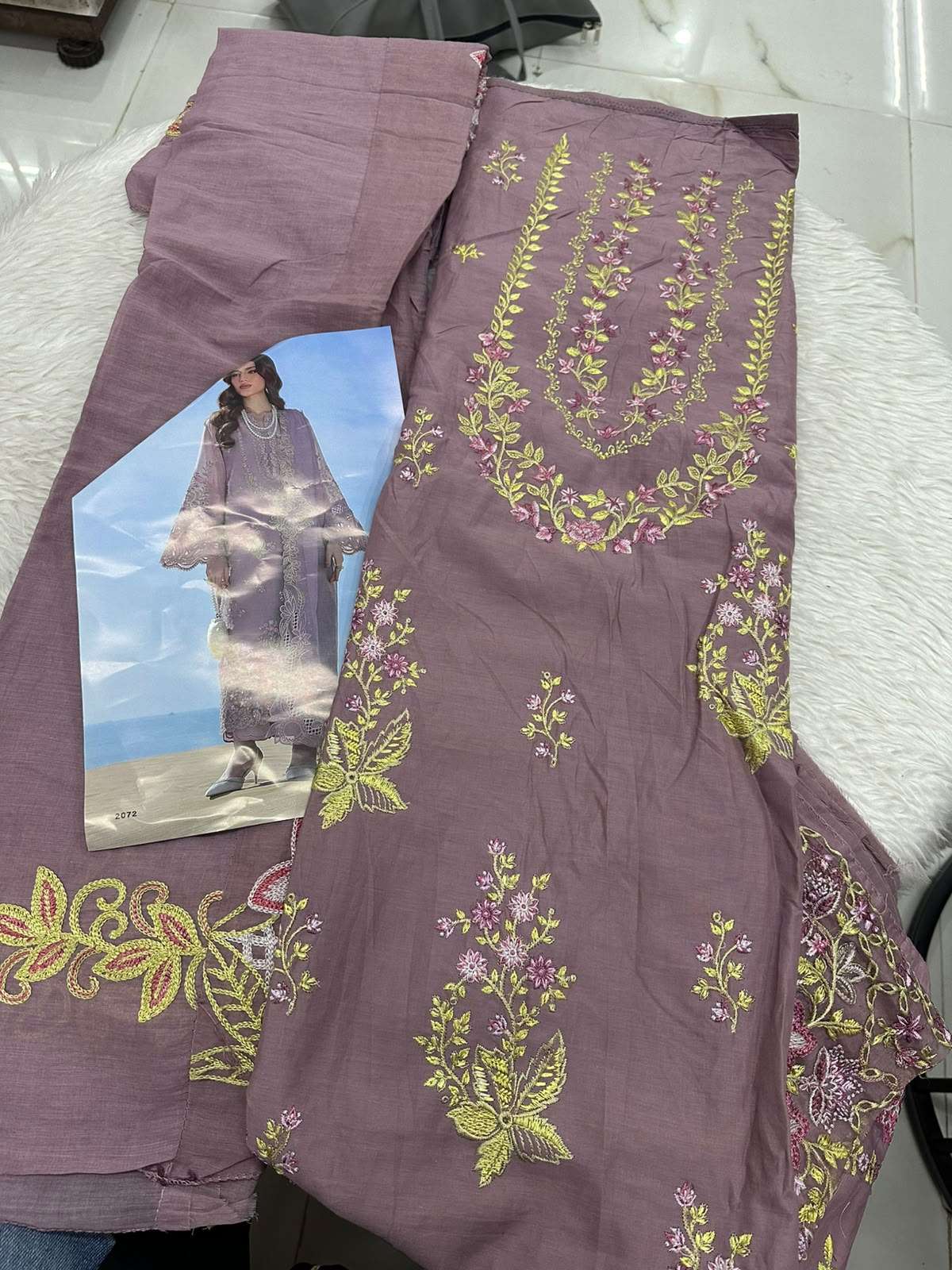 Falah Premium Cotton Collection - Code - 50060 By Falah Designer Suits - 01 - 06