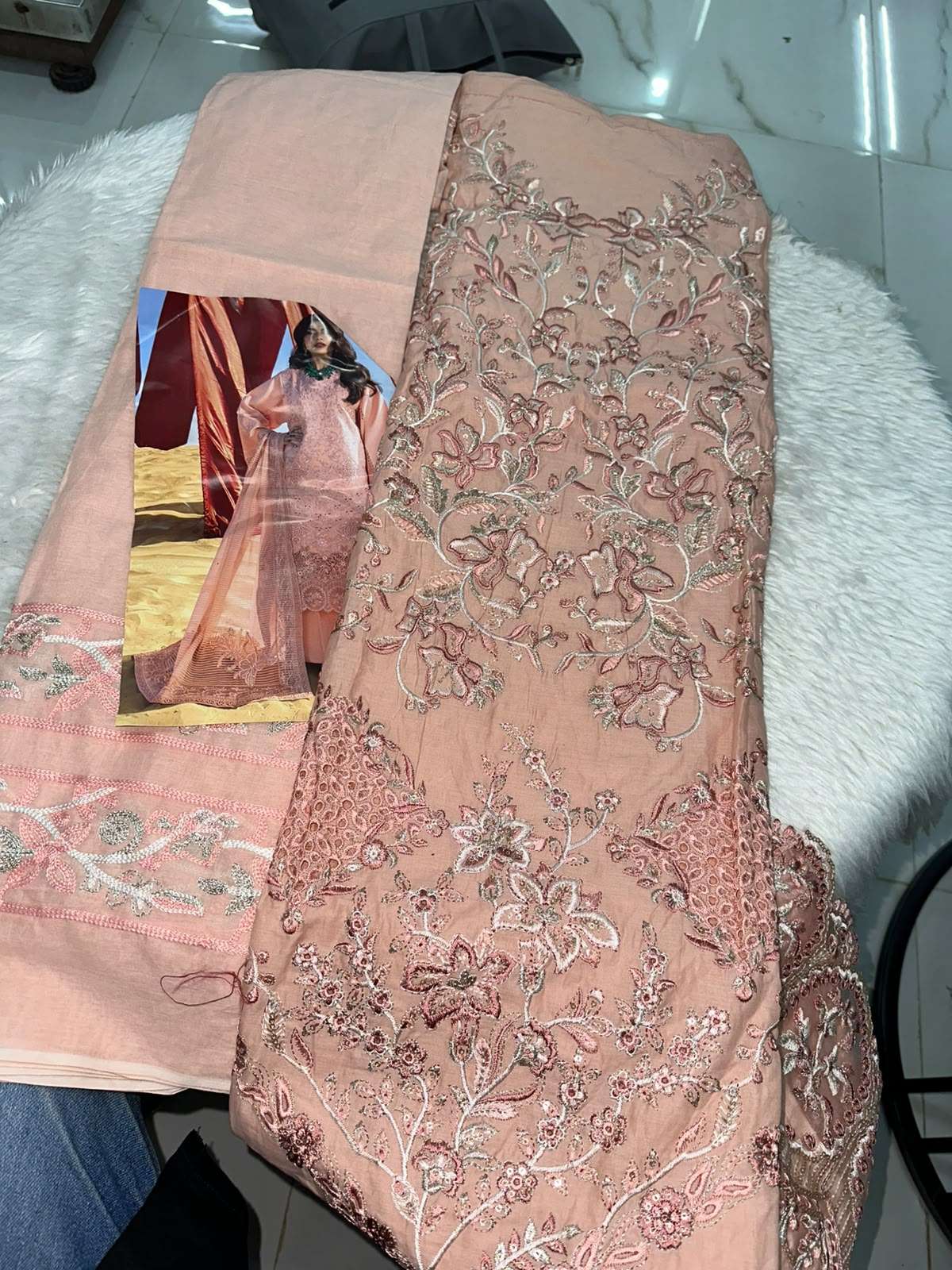 Falah Premium Cotton Collection - Code - 50060 By Falah Designer Suits - 01