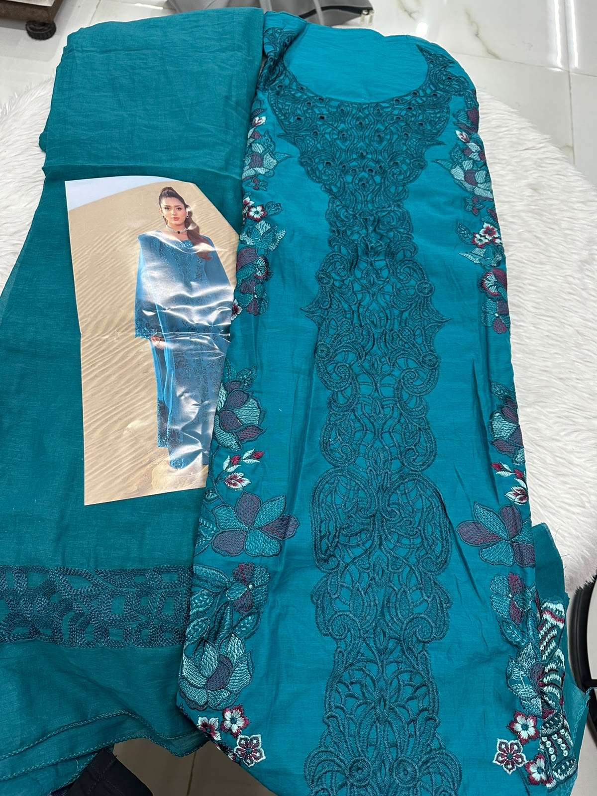 Falah Premium Cotton Collection - Code - 50060 By Falah Designer Suits - 03