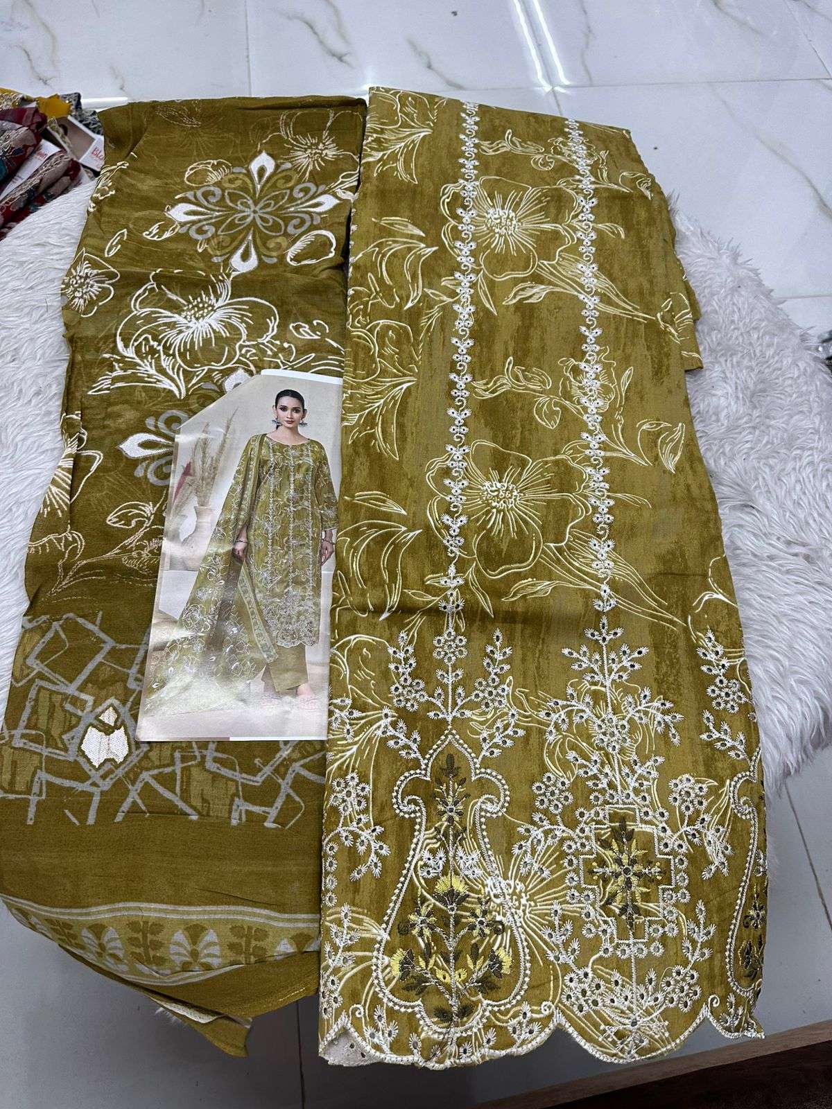 Falah Premium Cotton Collection Code - 50068 By Falah Designer Suits - 02
