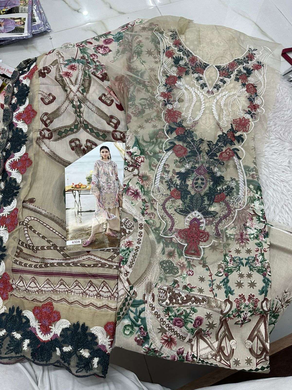 Falah Premium Cotton Collection Code - 50069 By Falah Designer Suits -01 - 08 B