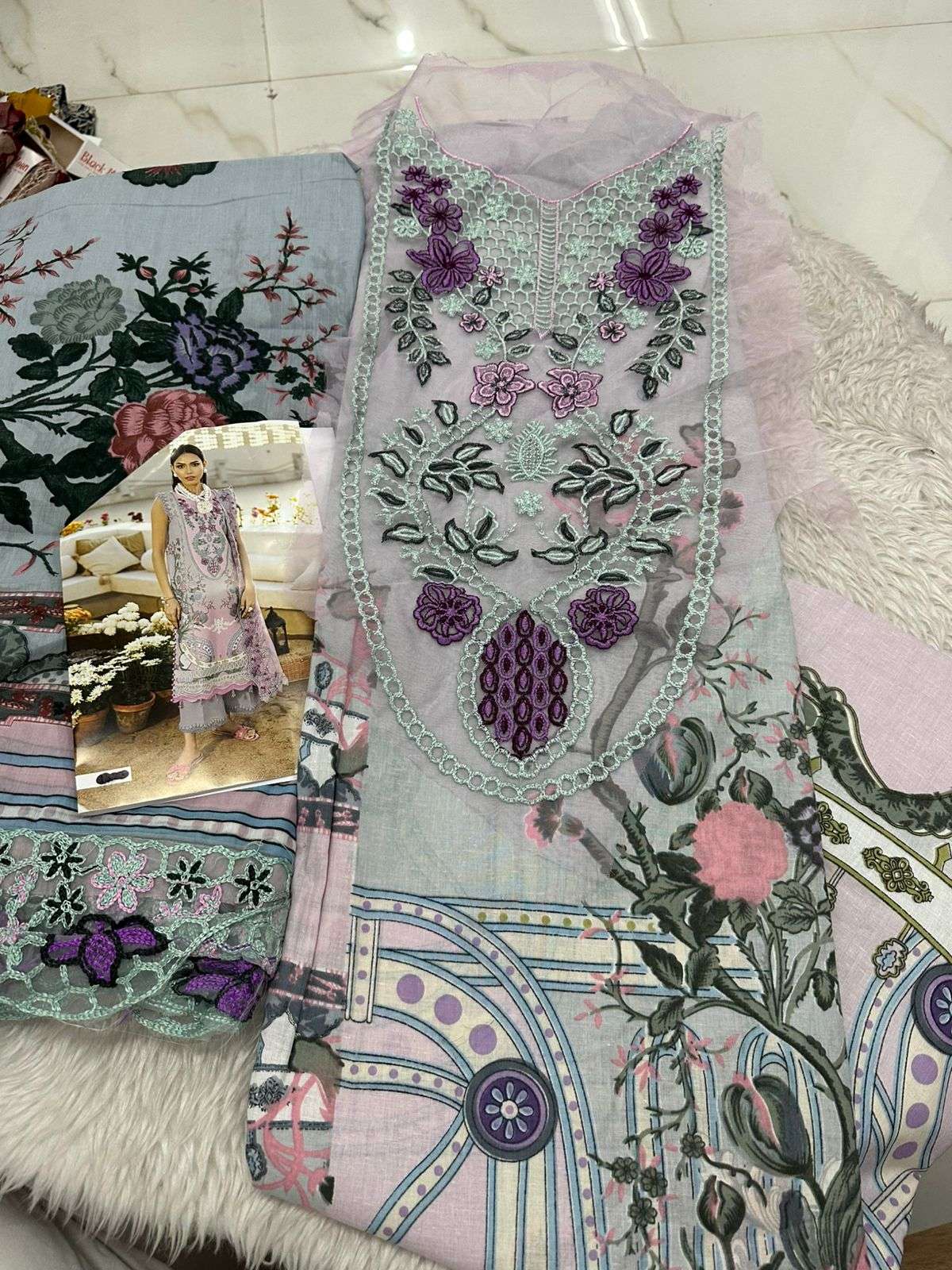 Falah Premium Cotton Collection Code - 50069 By Falah Designer Suits - 05