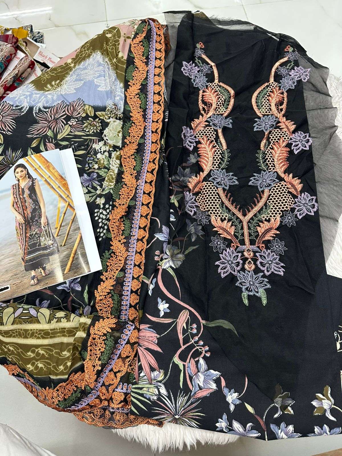 Falah Premium Cotton Collection Code - 50069 By Falah Designer Suits - 06