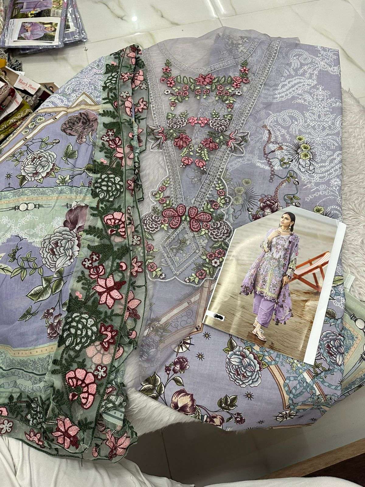 Falah Premium Cotton Collection Code - 50069 By Falah Designer Suits - 07