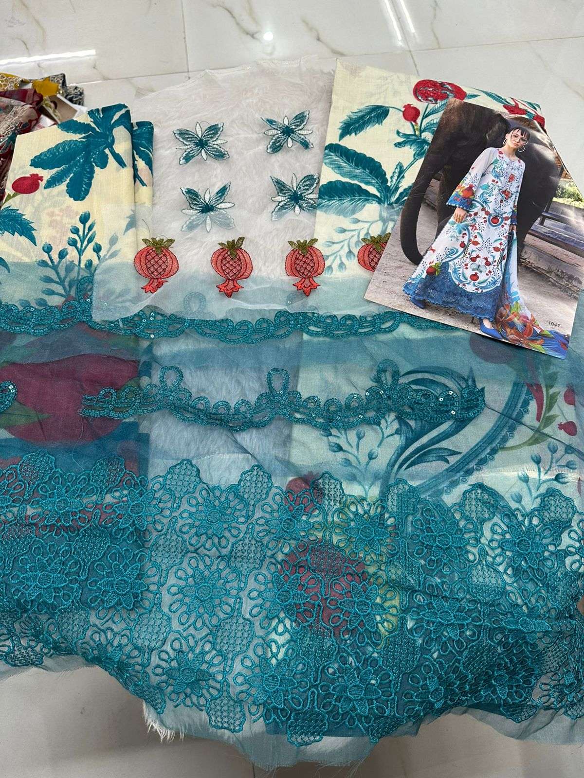 Falah Premium Cotton Collection Code - 50070 By Falah Designer Suits - 04