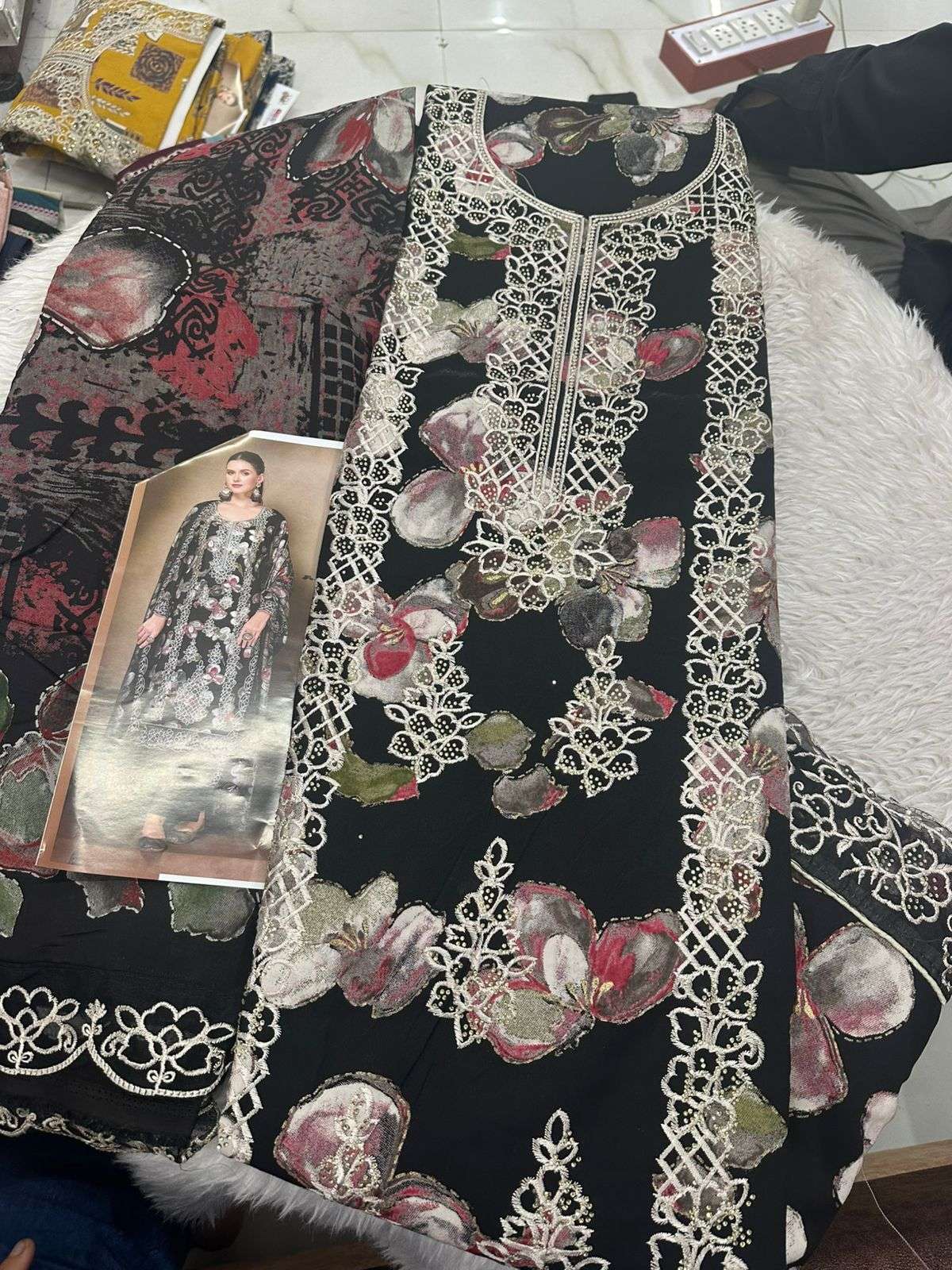 Falah Premium Cotton Collection Code - 50071 By Falah Designer Suits - 03