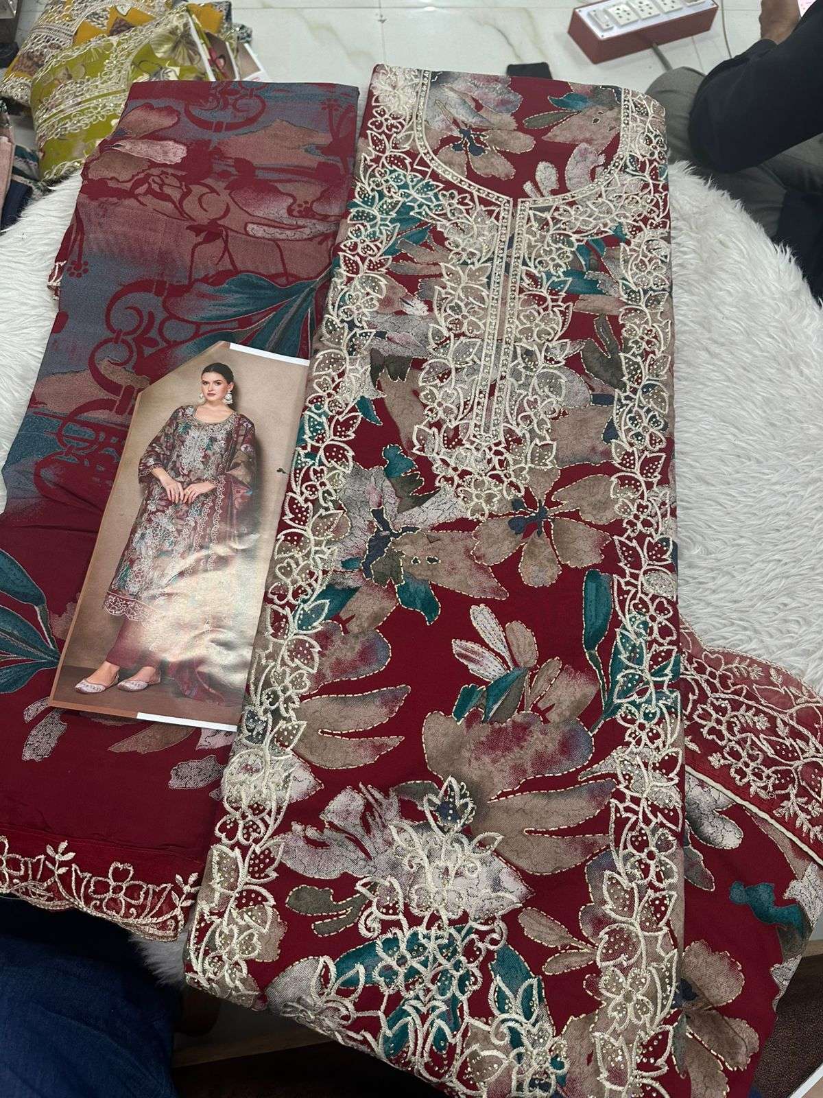 Falah Premium Cotton Collection Code - 50071 By Falah Designer Suits - 05
