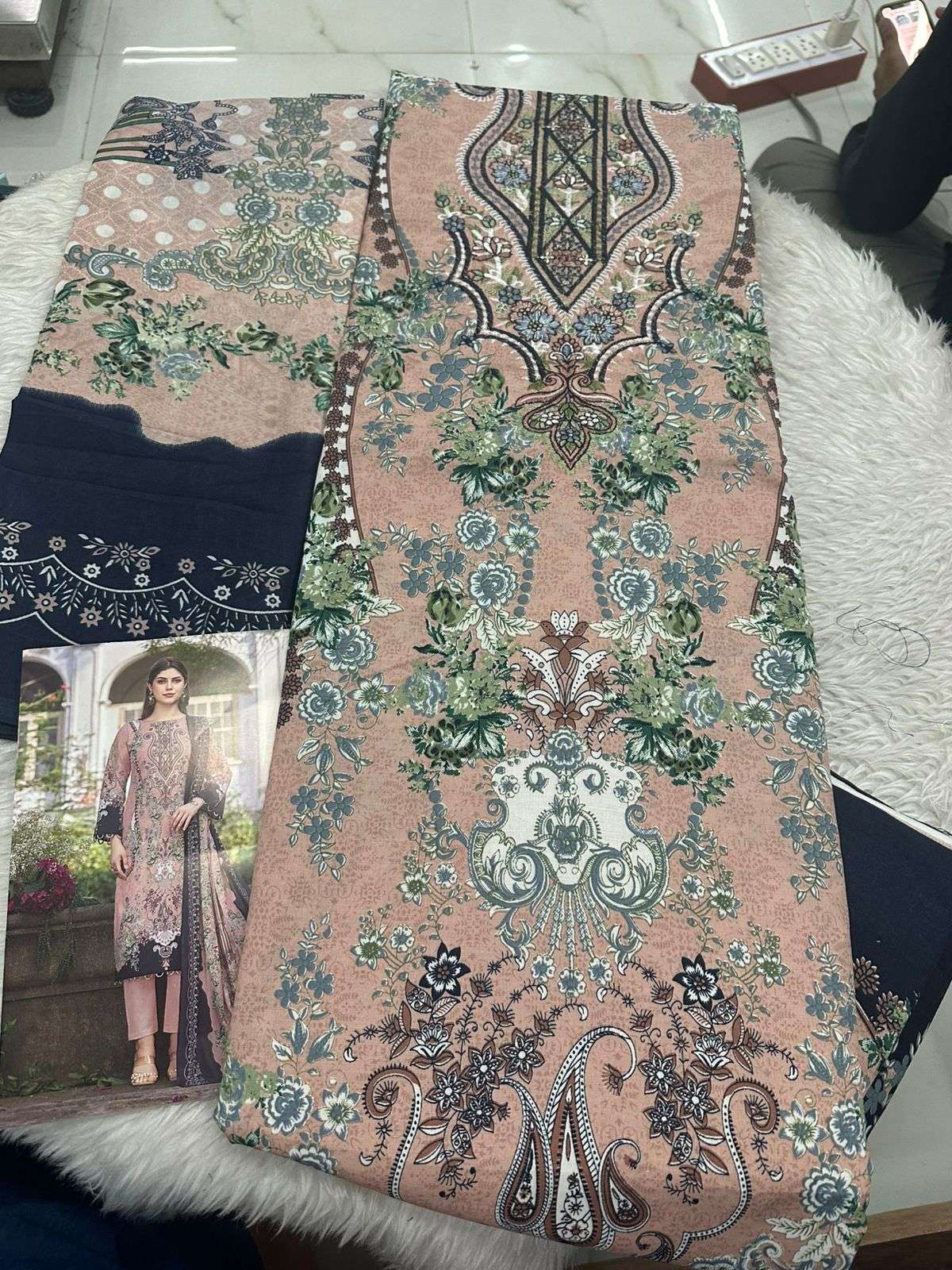 Falah Premium Cotton Collection Code - 50072 By Falah Designer Suits - 02