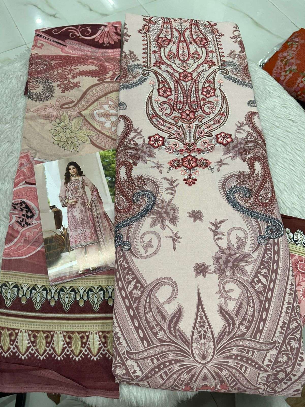 Falah Premium Cotton Collection Code - 50078 By Falah Designer Suits - 02