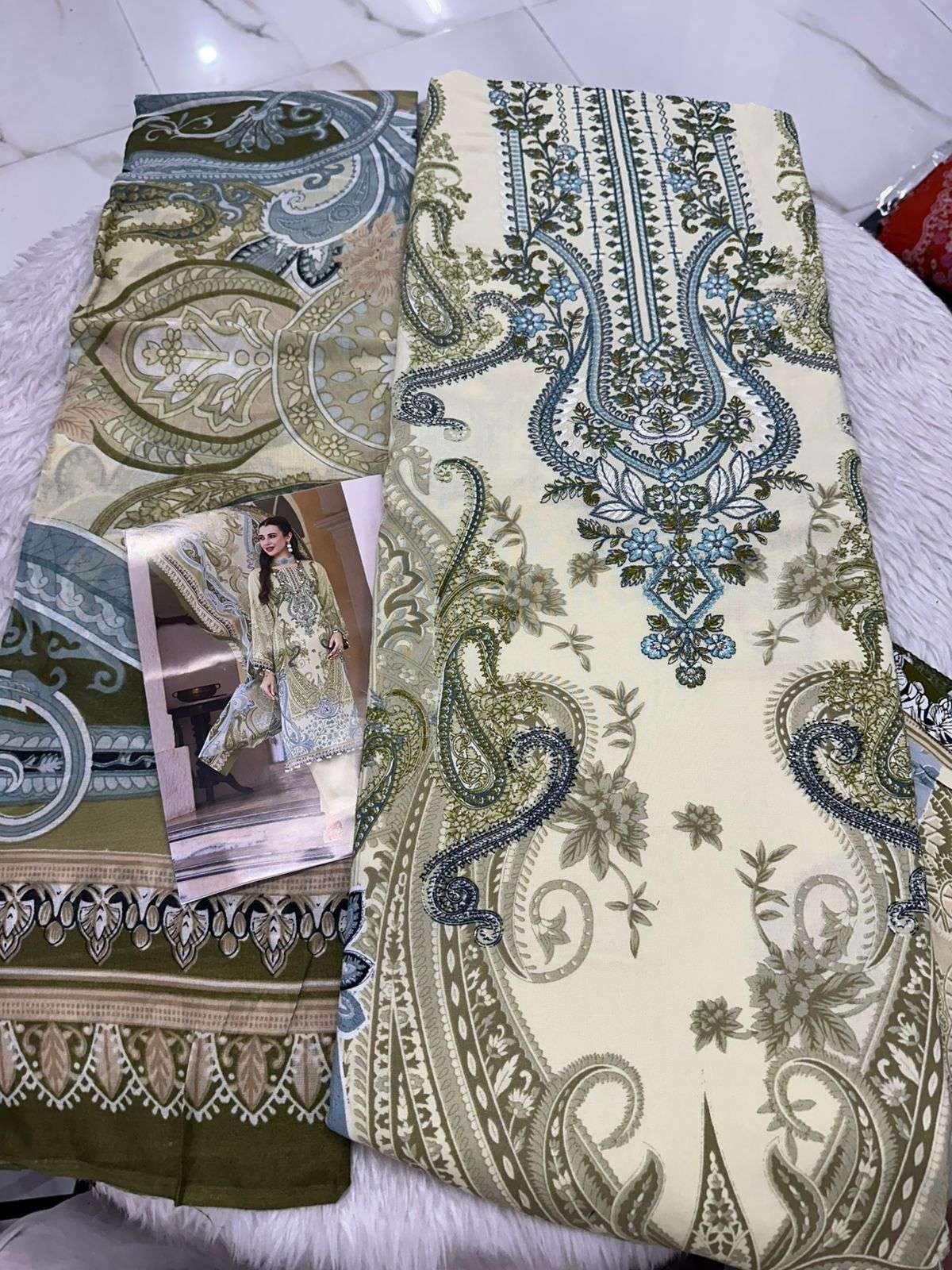 Falah Premium Cotton Collection Code - 50078 By Falah Designer Suits - 07