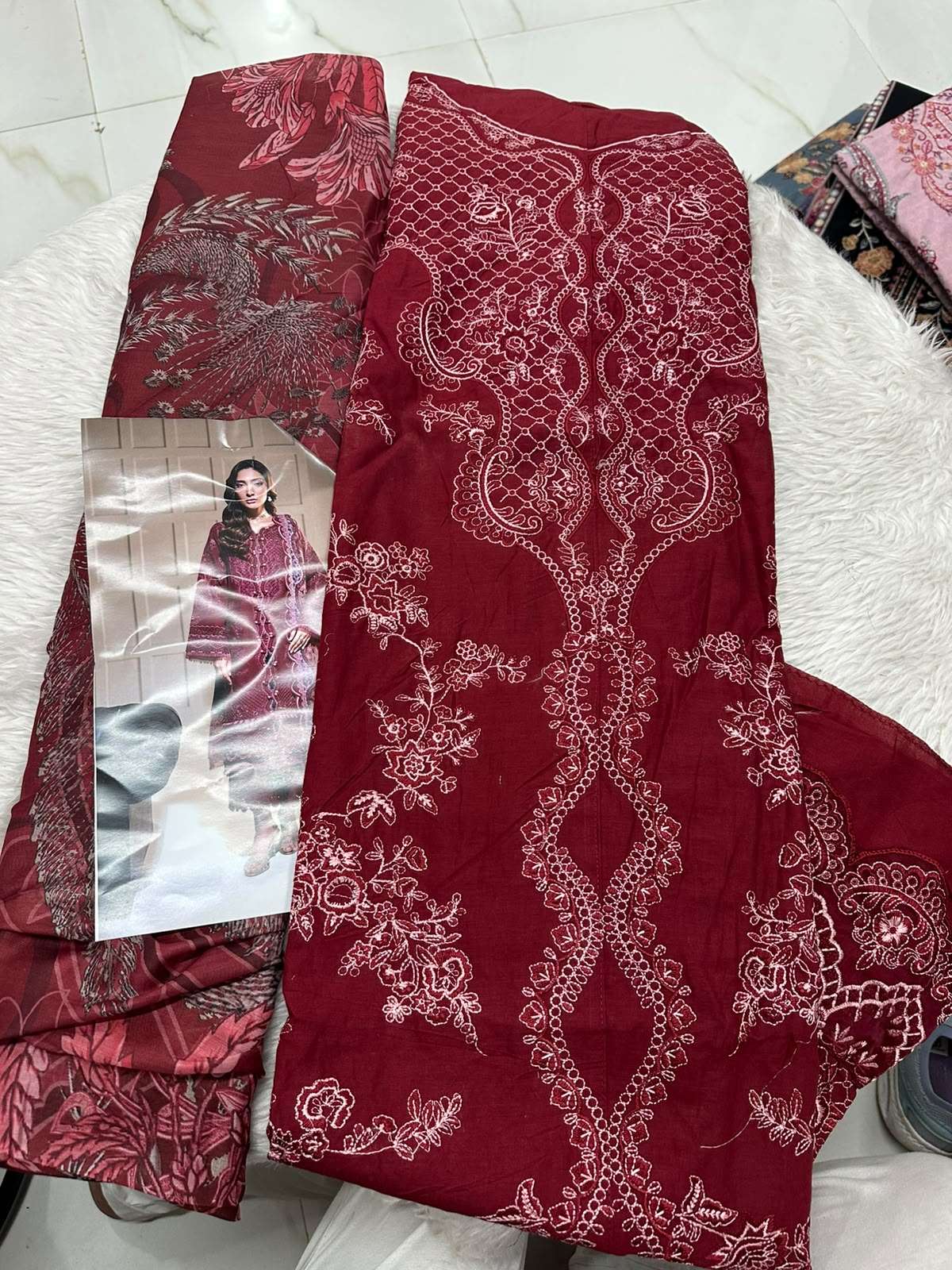 Falah Premium Cotton Collection Code - 50079 By Falah Designer Suit - 02