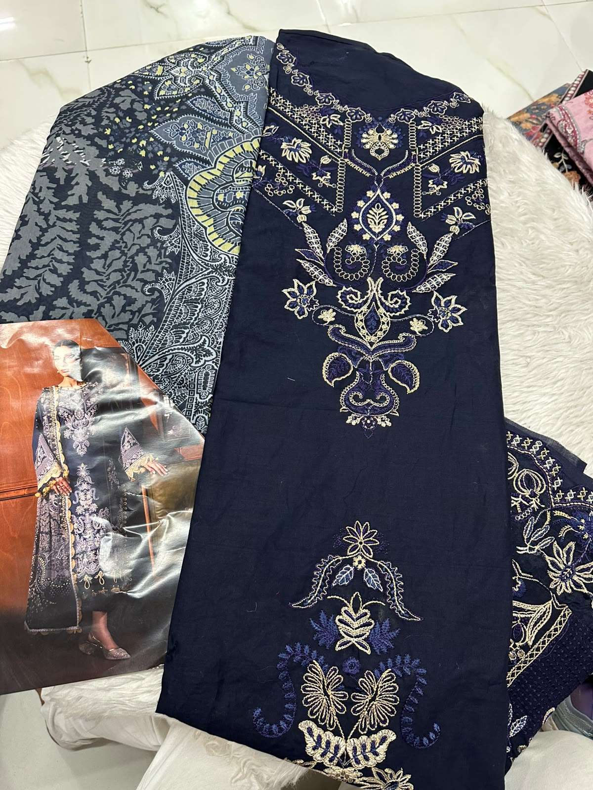 Falah Premium Cotton Collection Code - 50079 By Falah Designer Suit - 04
