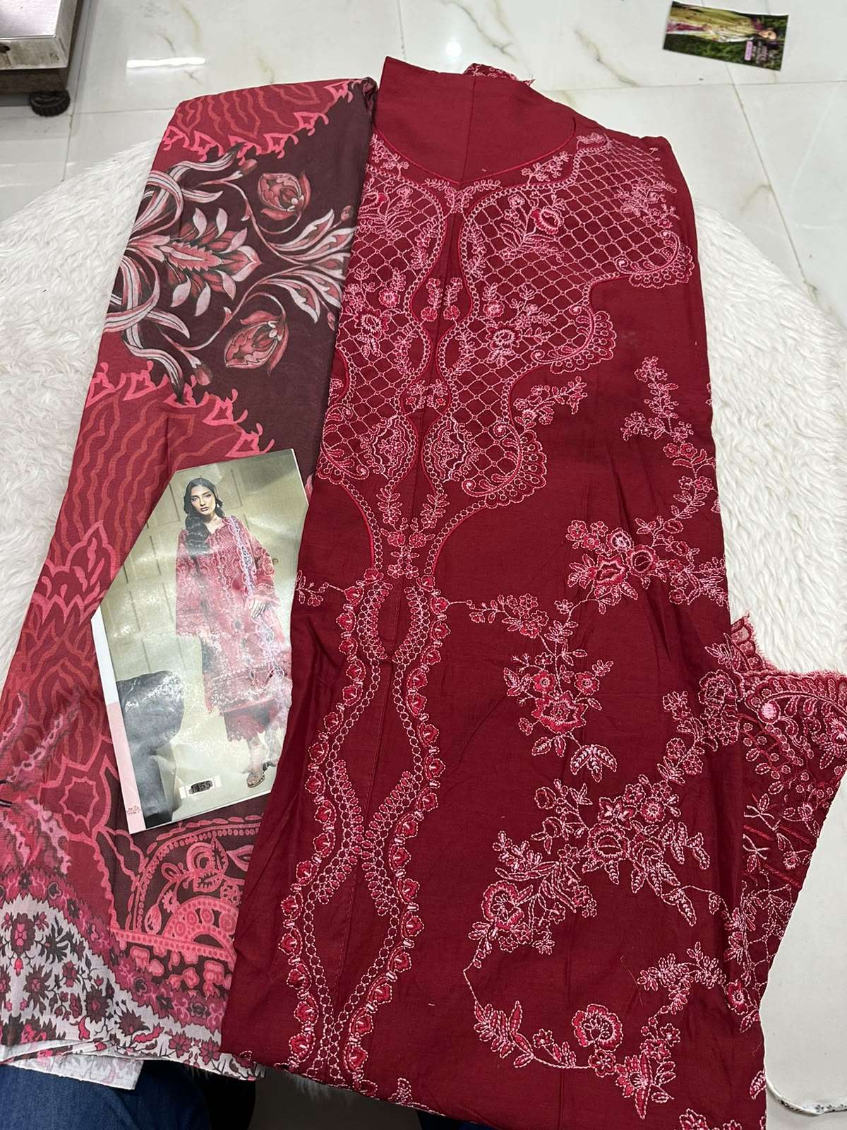 Falah Premium Cotton Collection Code. - 50081 By Falah Designer Suits - 01