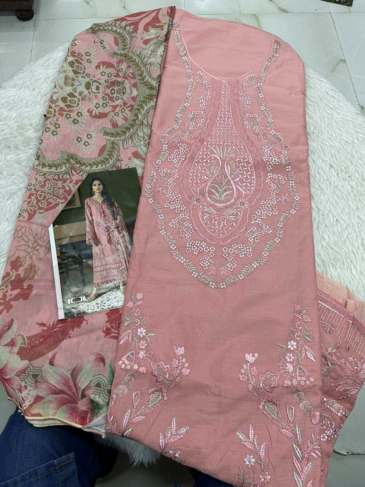 Falah Premium Cotton Collection Code. - 50081 By Falah Designer Suits - 02
