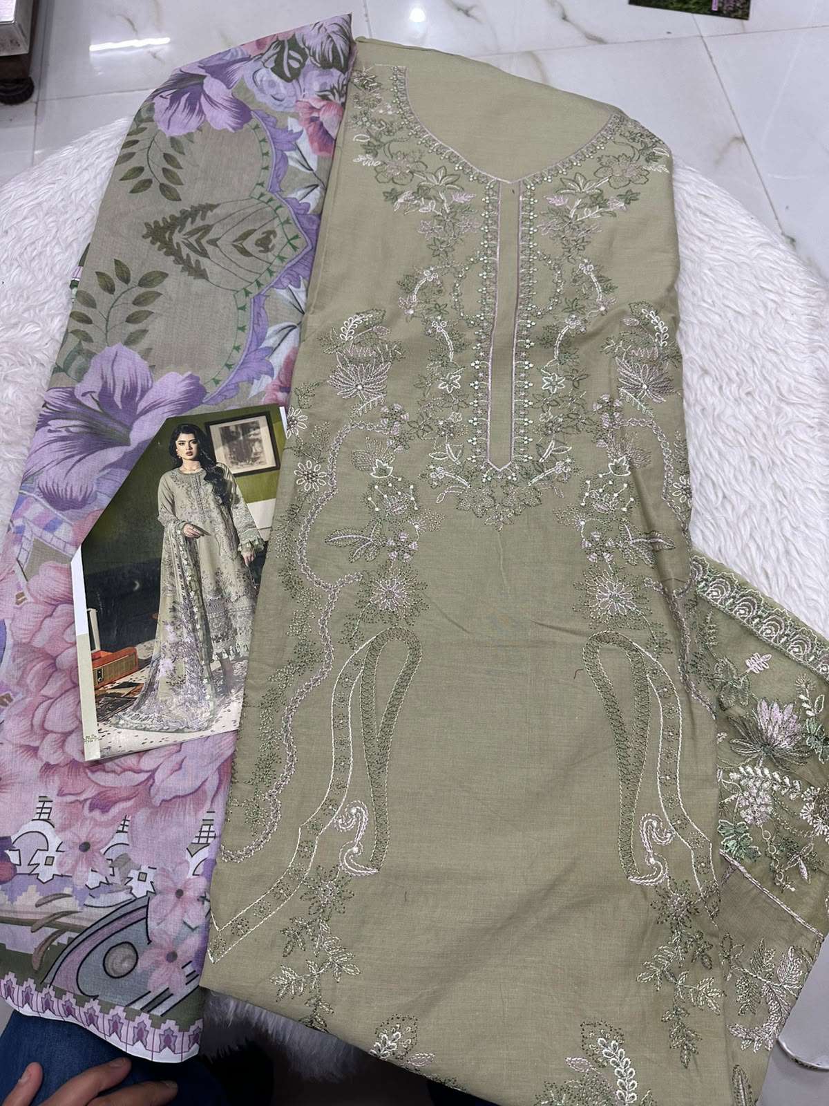 Falah Premium Cotton Collection Code. - 50081 By Falah Designer Suits - 04
