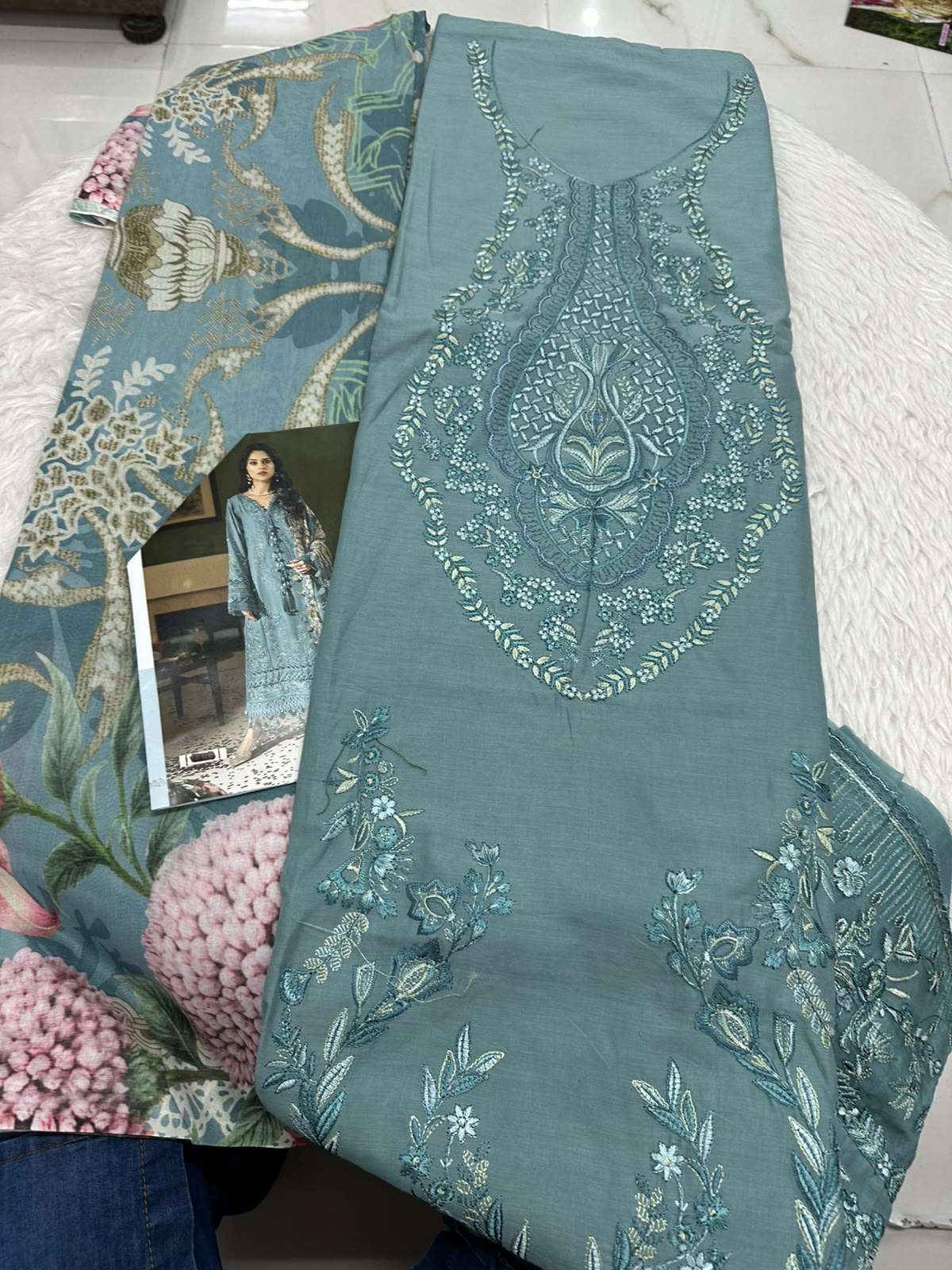 Falah Premium Cotton Collection Code. - 50081 By Falah Designer Suits - 05