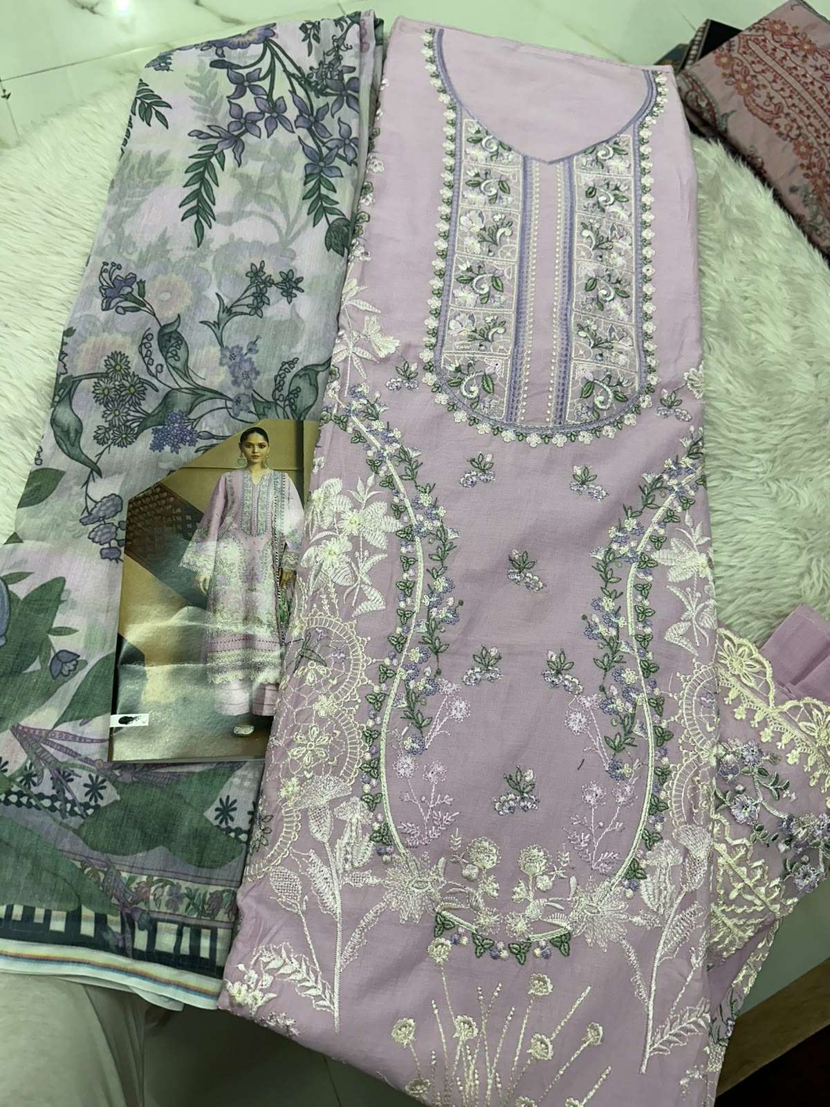 Falah Premium Cotton Collection Code - 50082 By Falah Designer Suits - 02