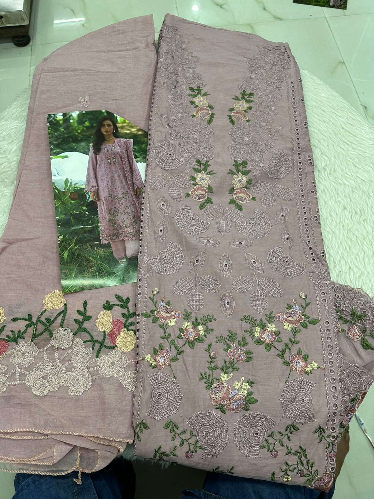 Falah Premium Cotton Collection Code. - 50082 By Falah Designer Suits - 02
