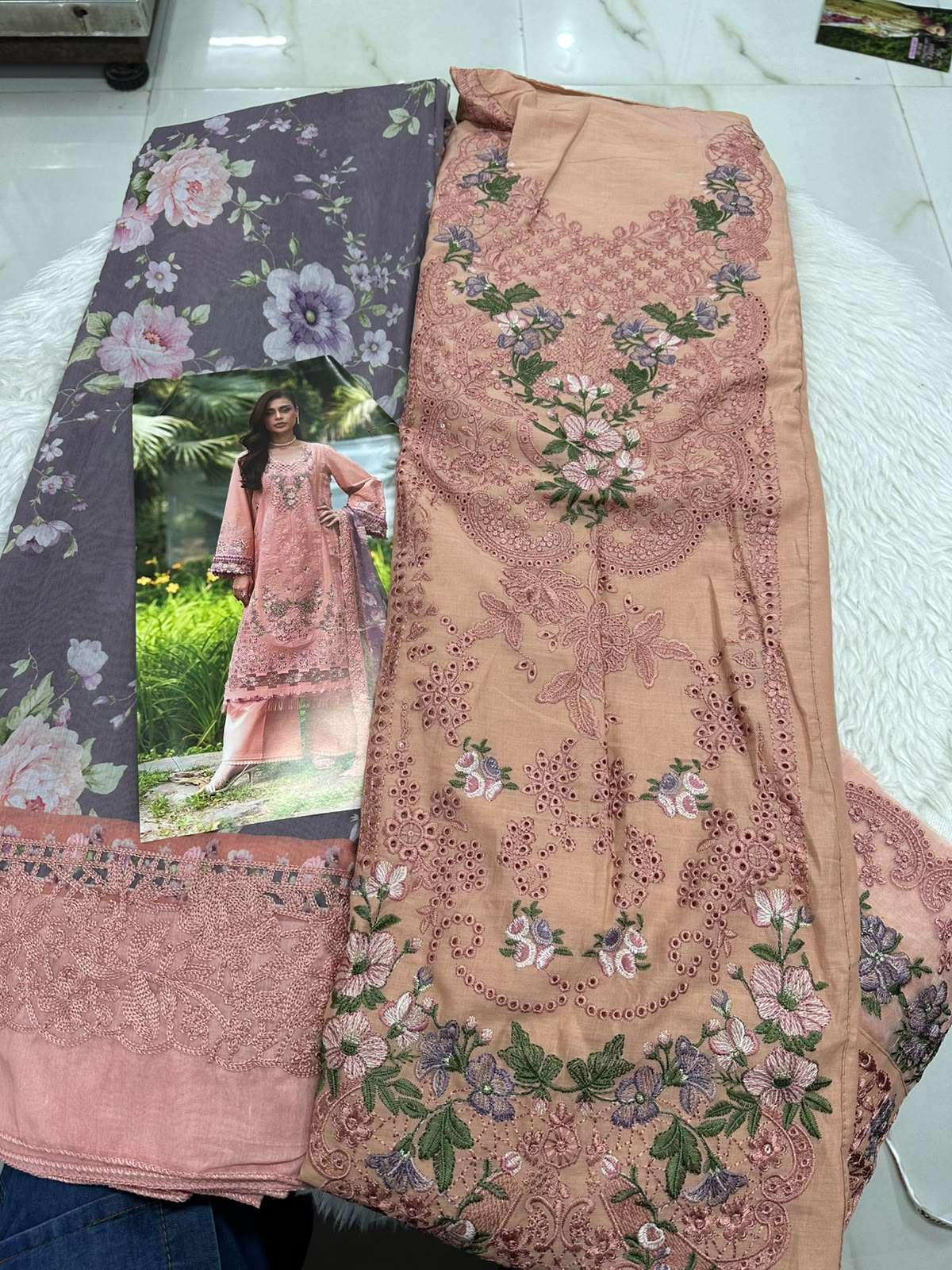 Falah Premium Cotton Collection Code. - 50082 By Falah Designer Suits - 03