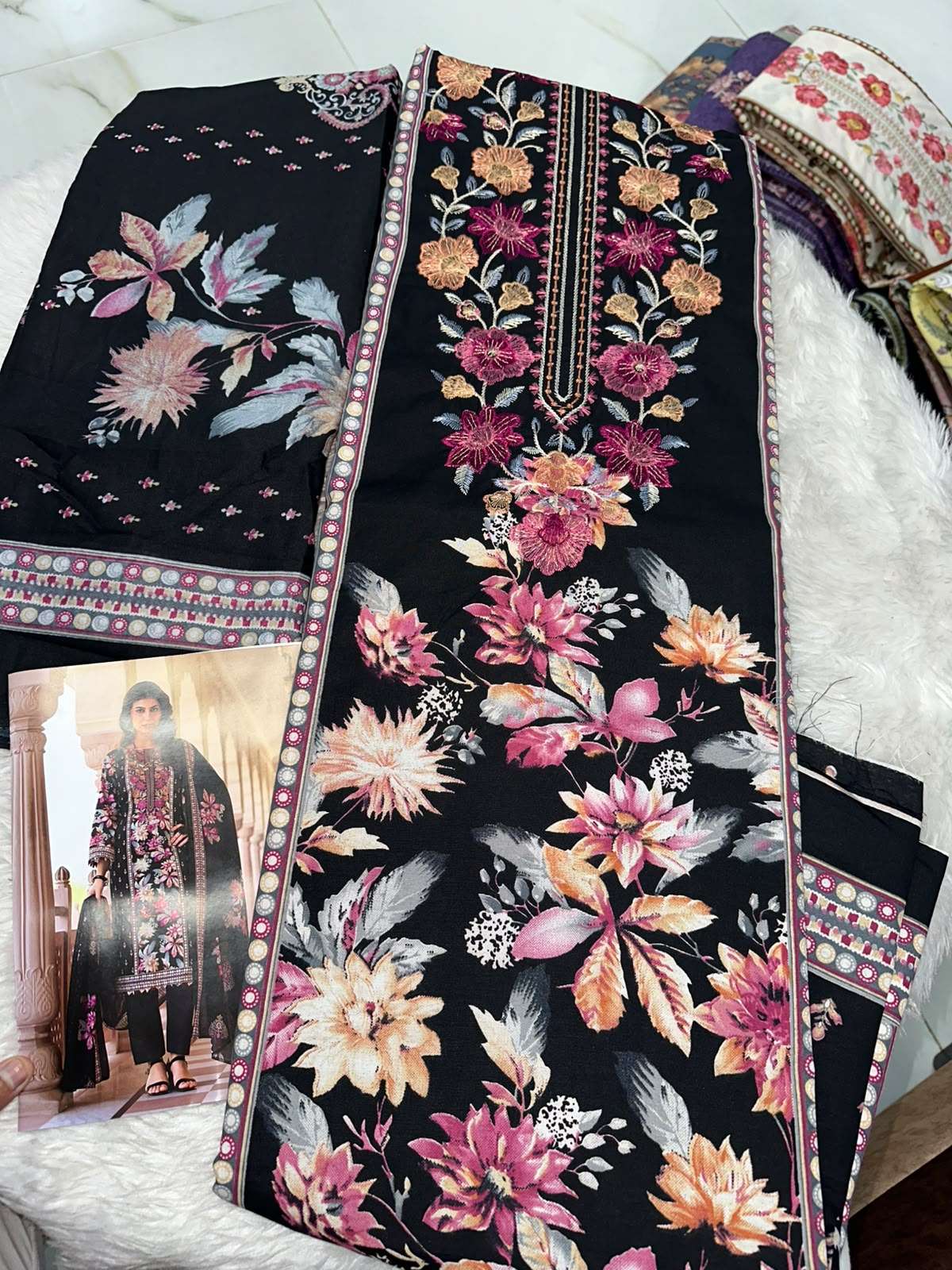 Falah Premium Cotton Collection Code - 50083 By Falah Designer Suits - 02