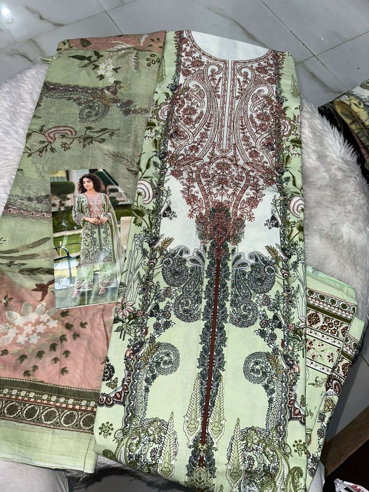 Falah Premium Cotton Collection Code - 50084 By Falah Designer Suits - 05