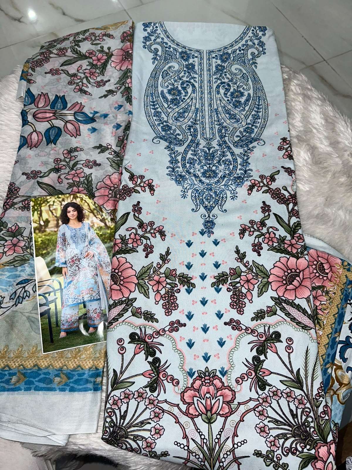 Falah Premium Cotton Collection Code - 50084 By Falah Designer Suits - 06