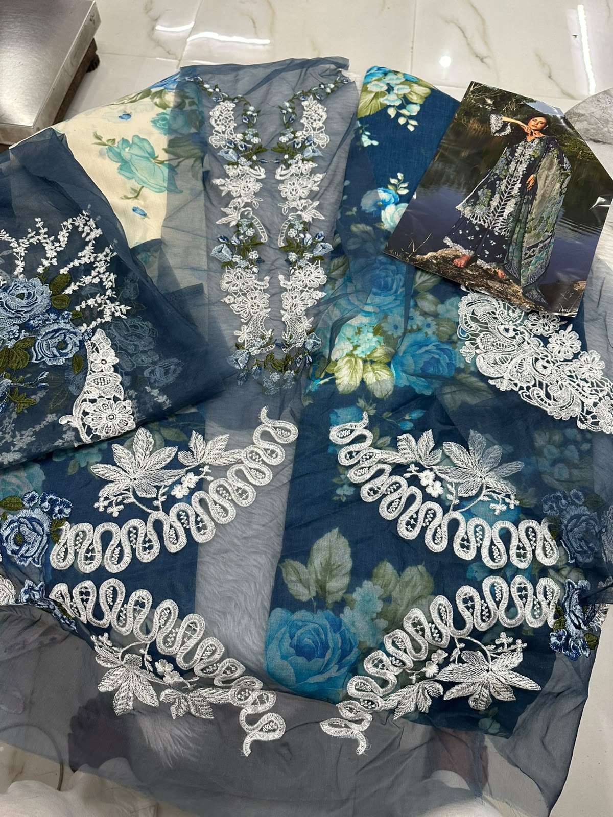 Falah Premium Cotton Collection Code - 50086 By Falah Designer Suits - 05