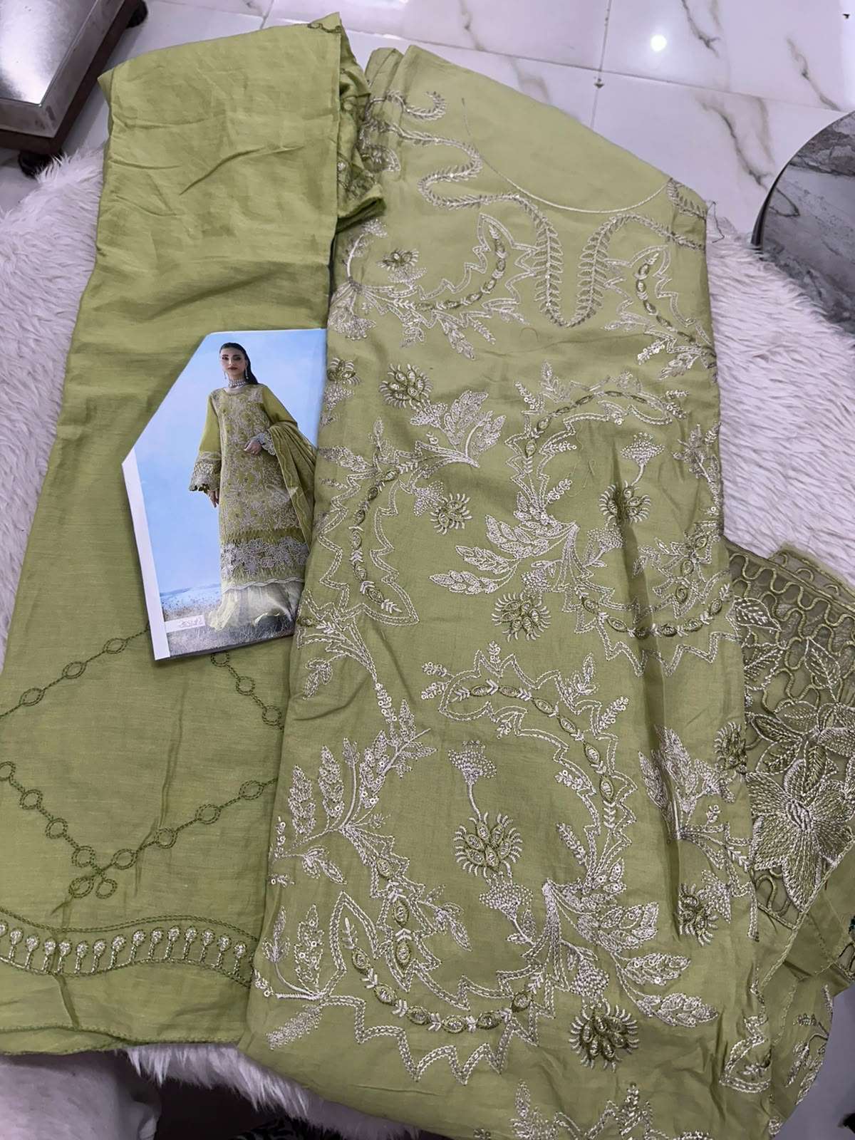 Falah Premium Cotton Collection Code - 50087 By Falah Designer Suits - 01 - 06 A