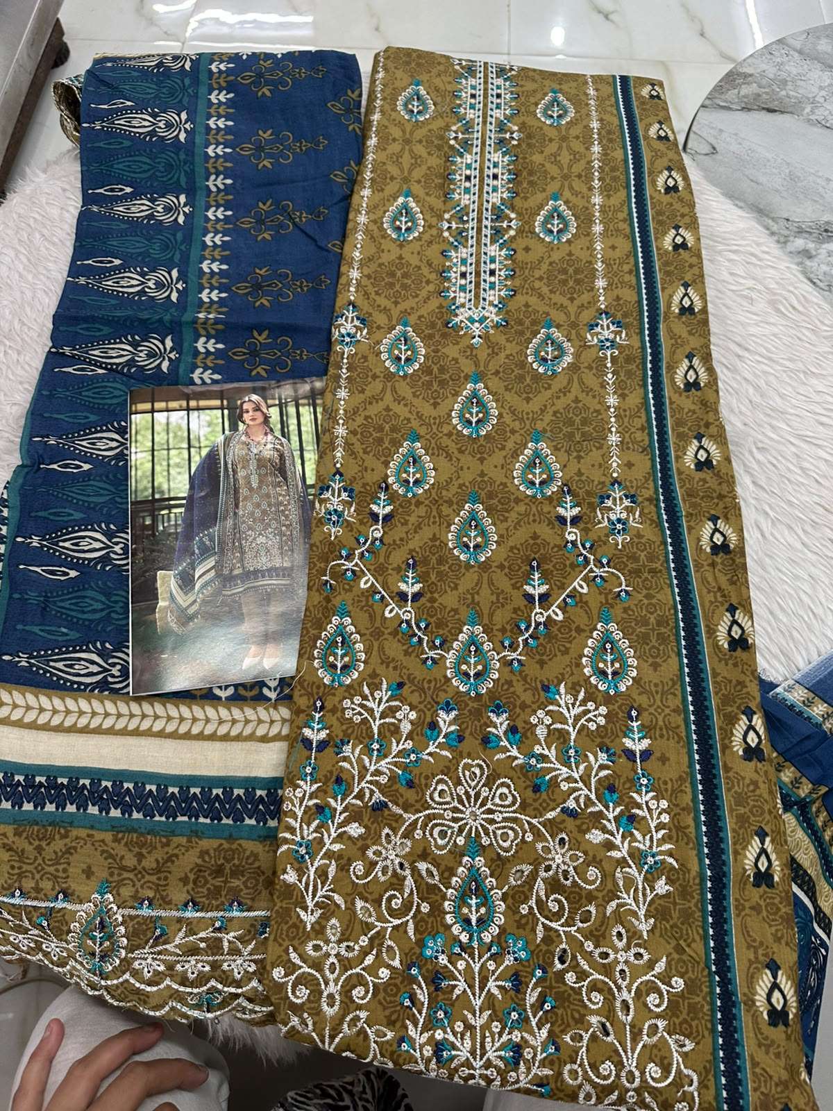 Falah Premium Cotton Collection Code - 50088 By Falah Designer Suits - 02