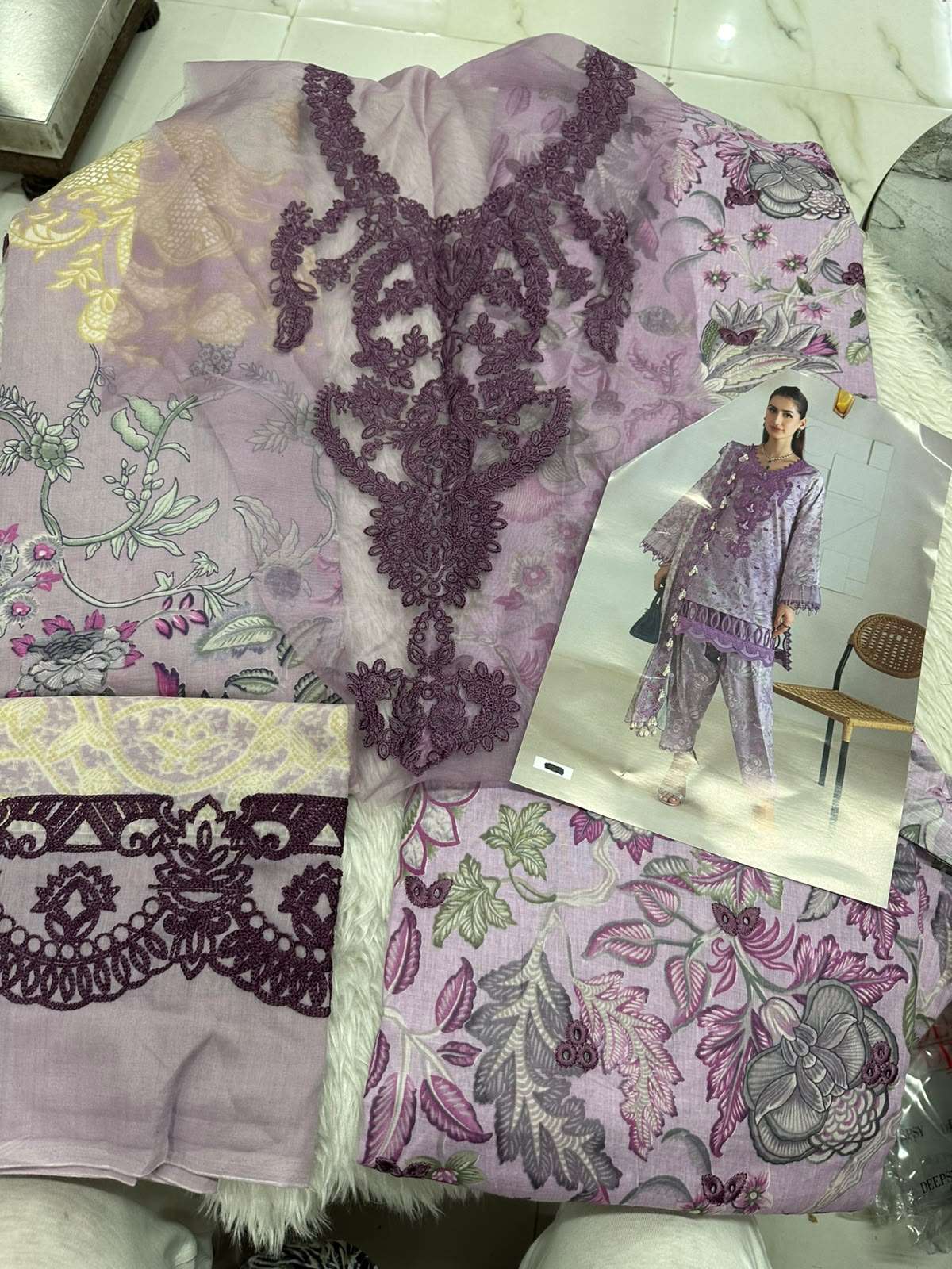 Falah Premium Cotton Collection Code - 50089 By Falah Designer Suits - 01