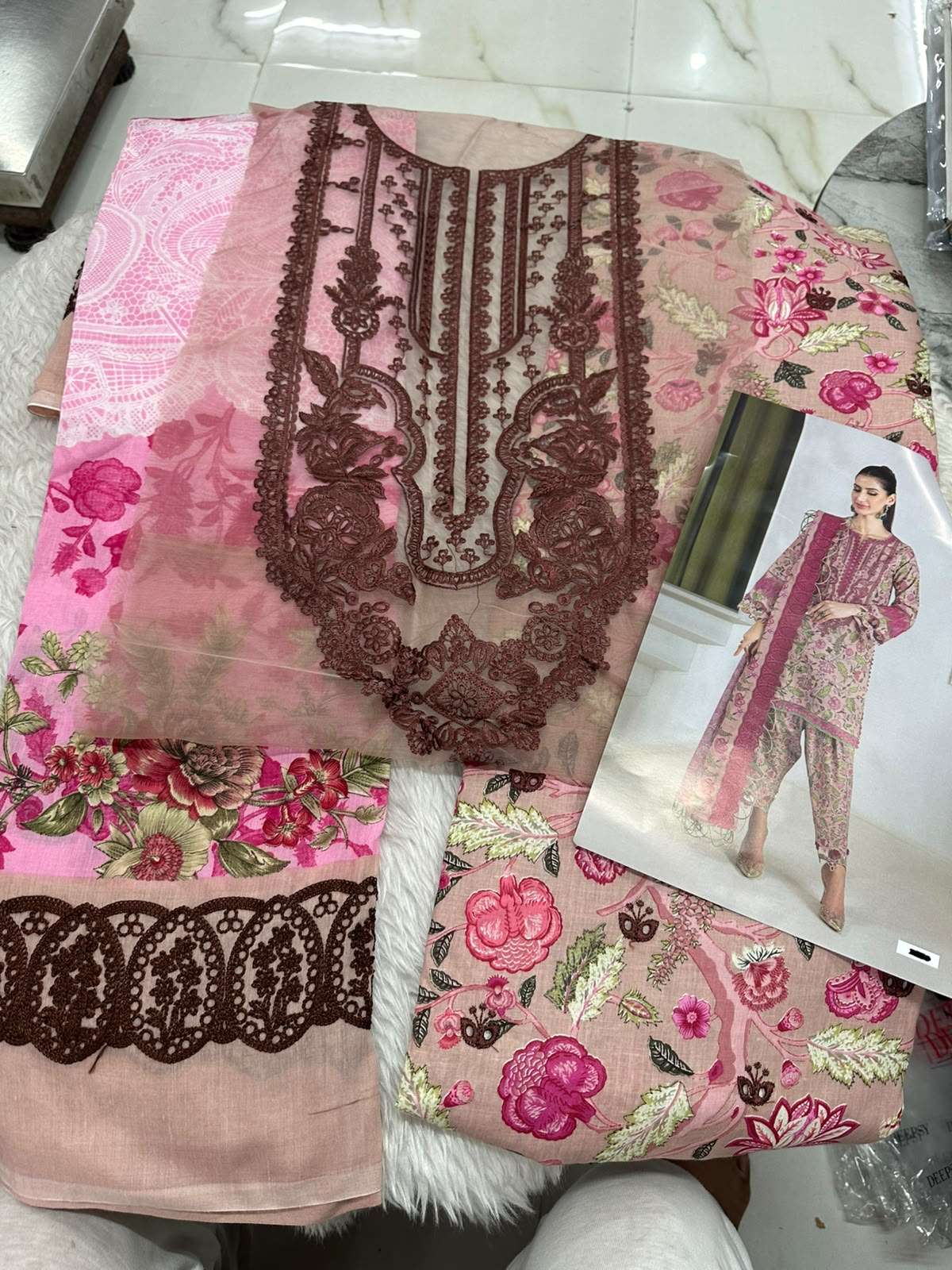 Falah Premium Cotton Collection Code - 50089 By Falah Designer Suits - 04