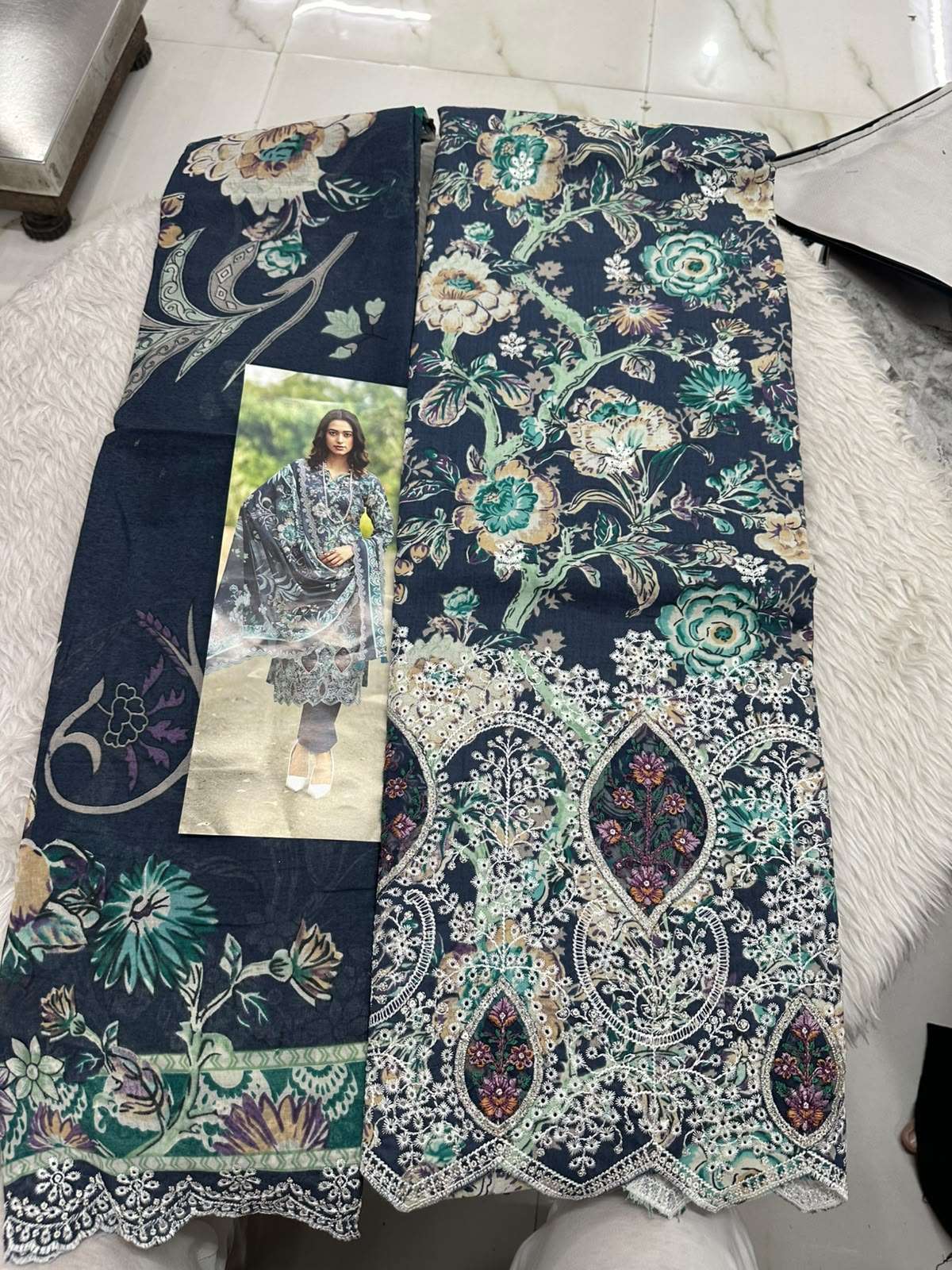 Falah Premium Cotton Collection Code - 50090 By Falah Designer Suits - 01 - 06
