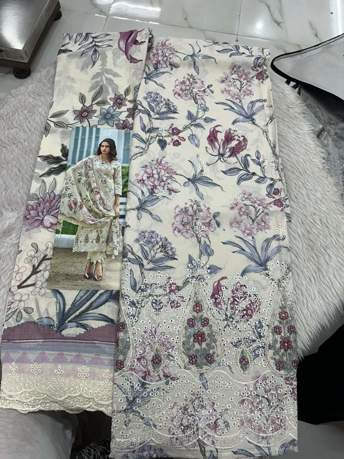 Falah Premium Cotton Collection Code - 50090 By Falah Designer Suits - 03