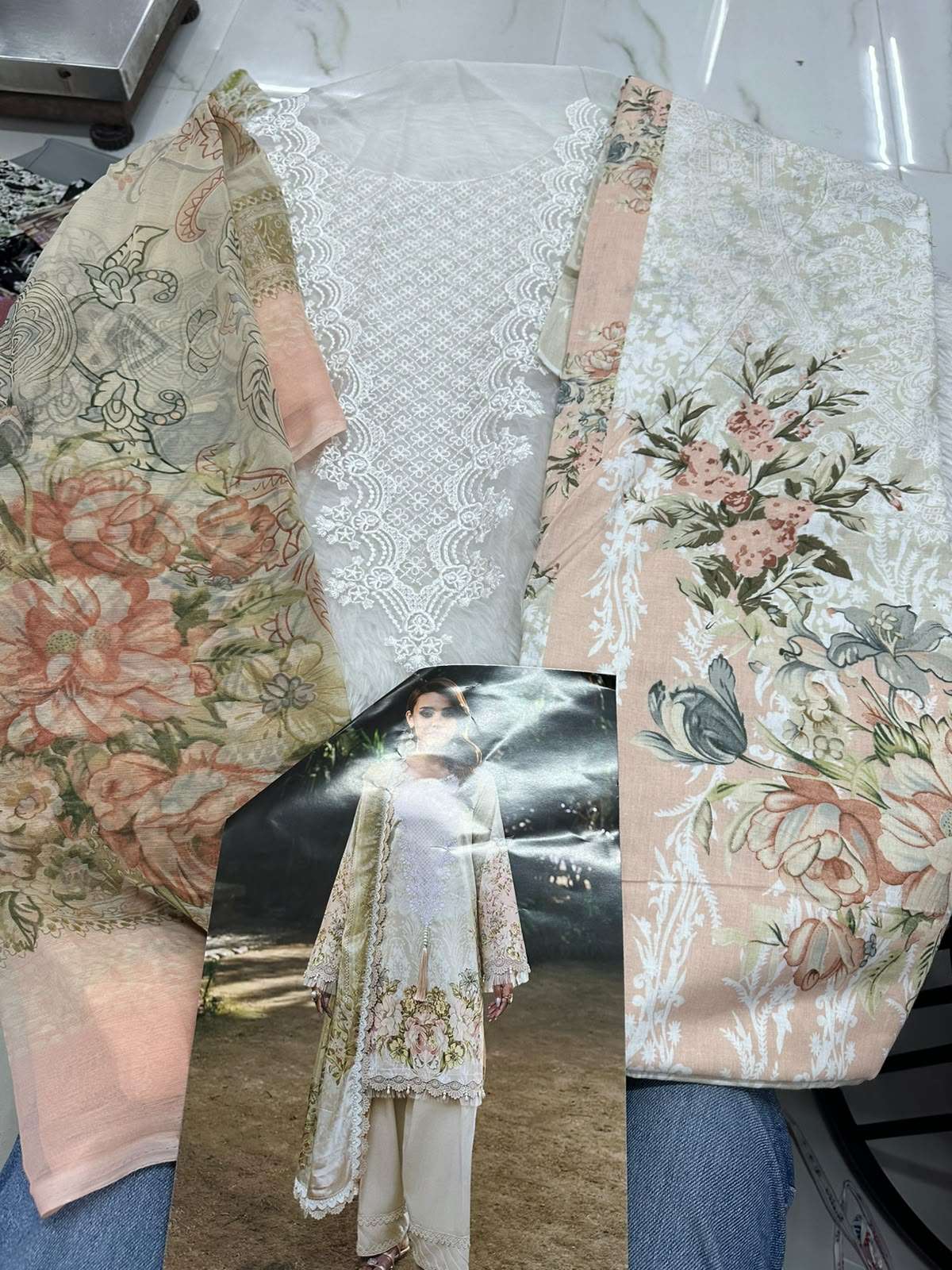 Falah Premium Cotton Collection Code - 50095 By Falah Designer Suit - 02