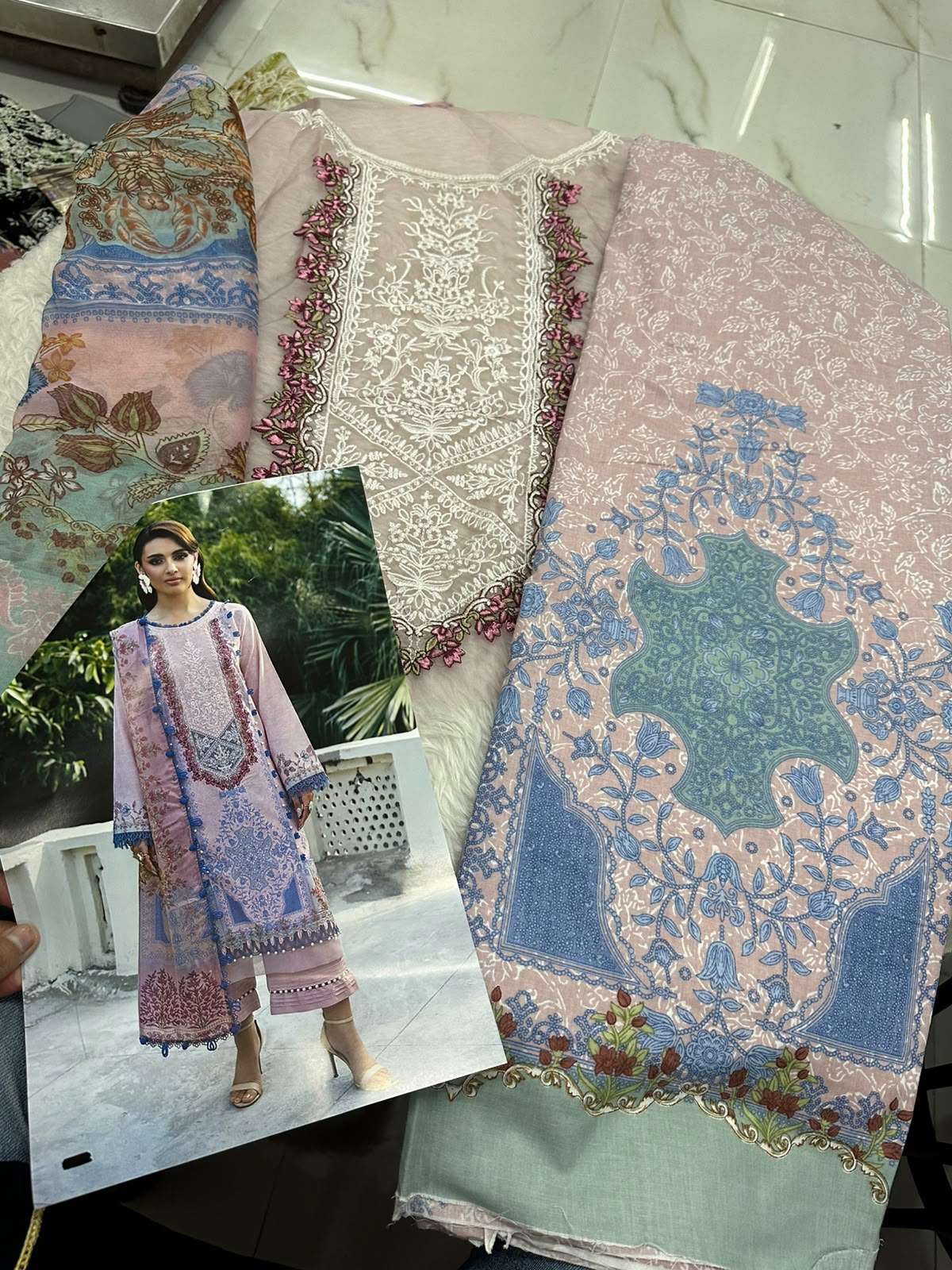 Falah Premium Cotton Collection Code - 50095 By Falah Designer Suit - 04