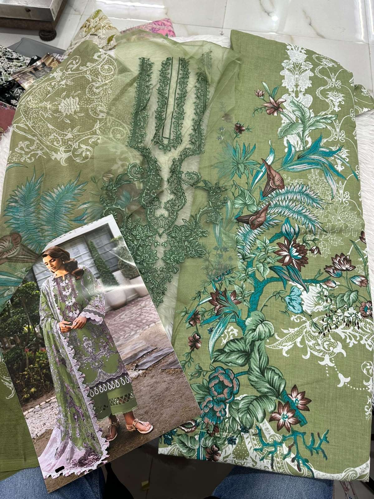 Falah Premium Cotton Collection Code - 50095 By Falah Designer Suit - 05
