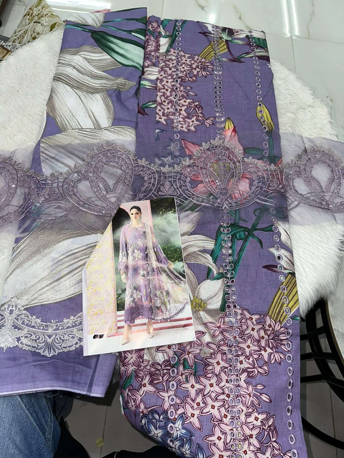 Falah Premium Cotton Collection Code - 50096 By Falah Designer Suits - 01