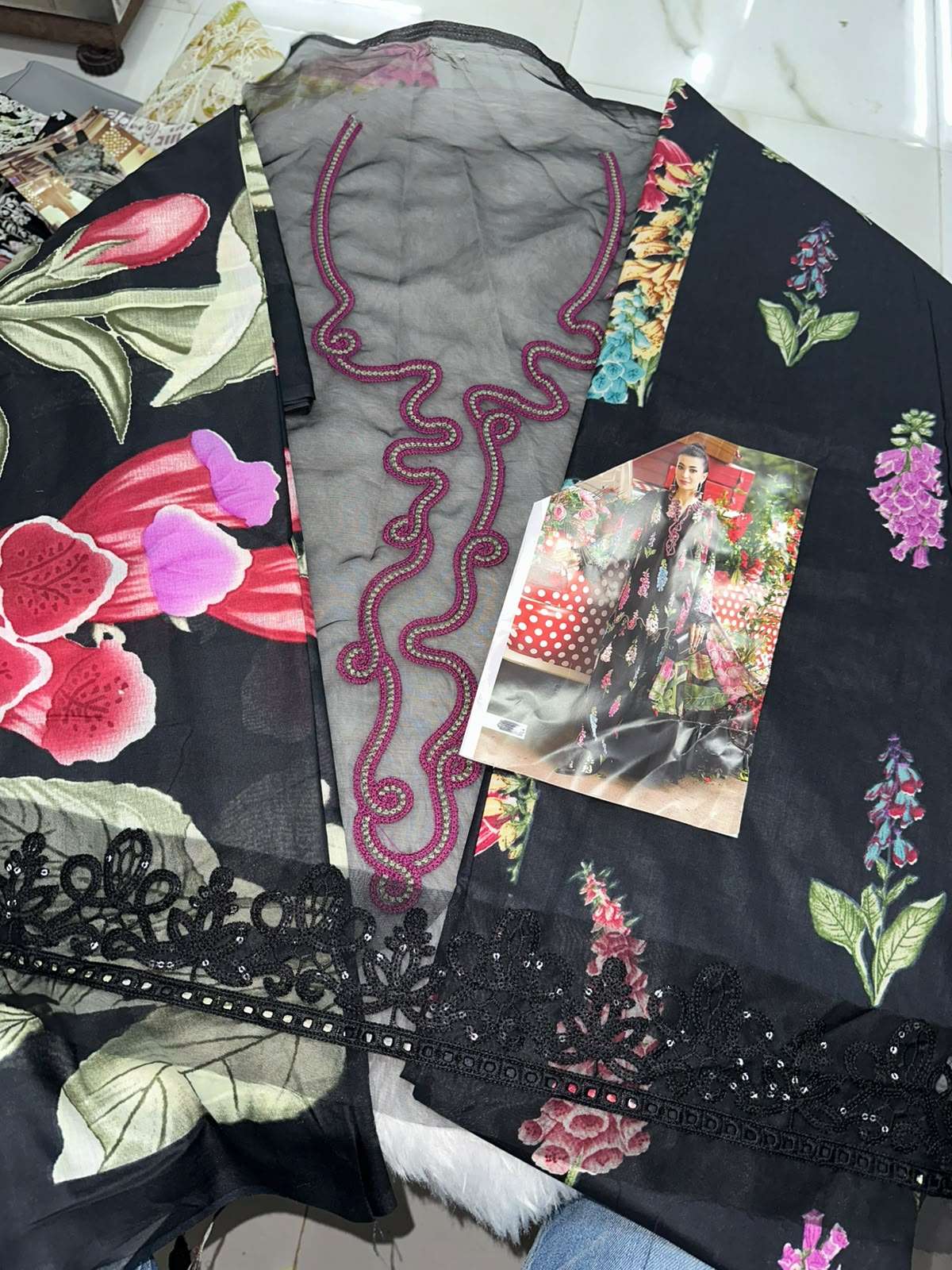 Falah Premium Cotton Collection Code - 50096 By Falah Designer Suits - 03