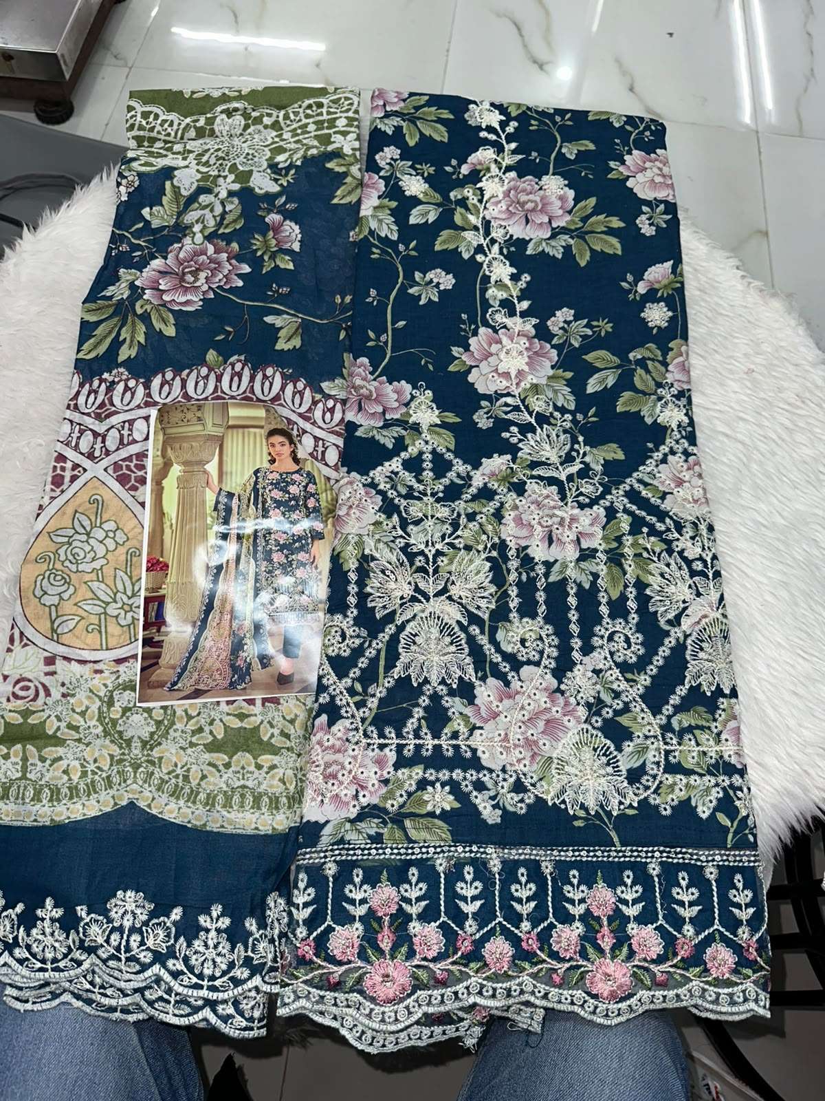 Falah Premium Cotton Collection Code - 50097 By Falah Designer Suits - 03