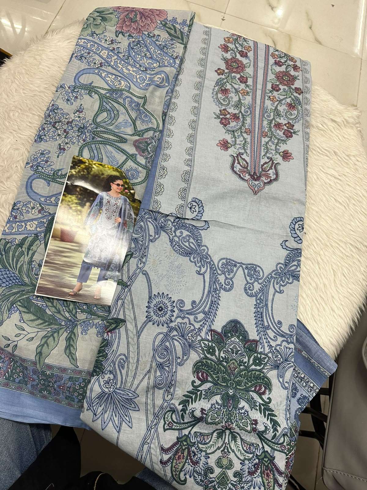 Falah Premium Cotton Collection Code - 50098 By Falah Designer Suits - 05